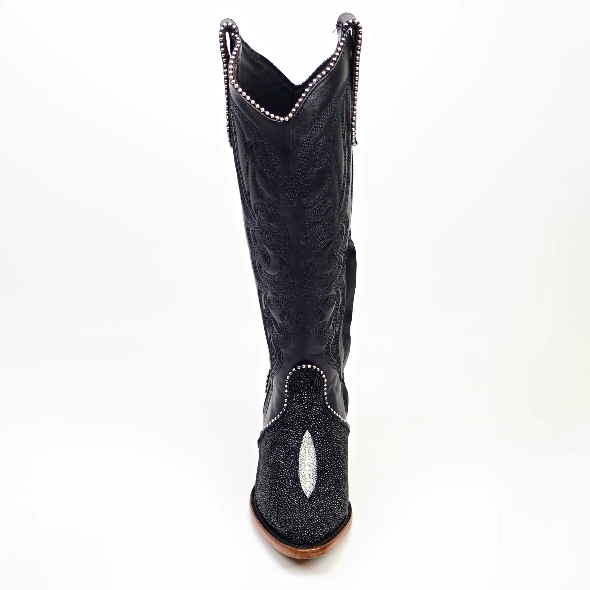 Linda Stingray Black - Tall Shaft - J Toe - Image 4