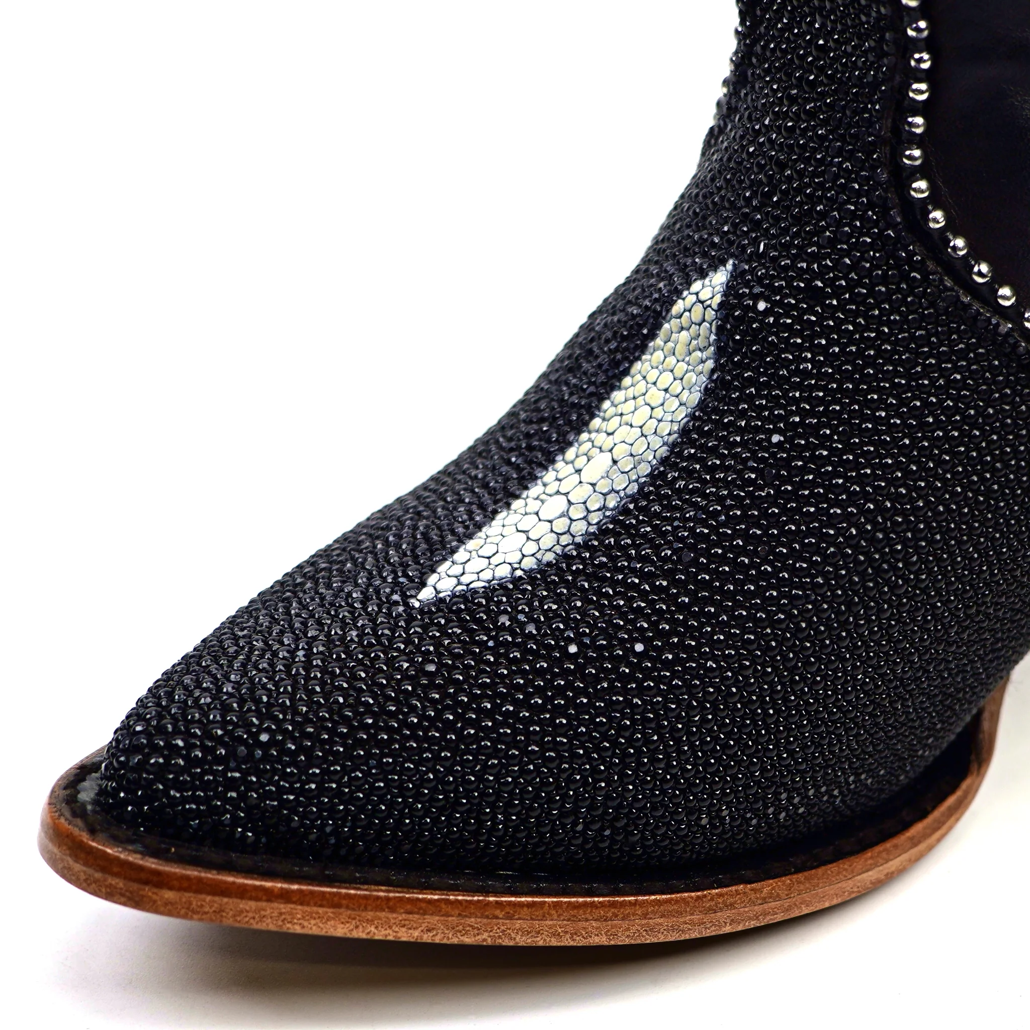 Linda Stingray Black - Tall Shaft - J Toe - Image 6