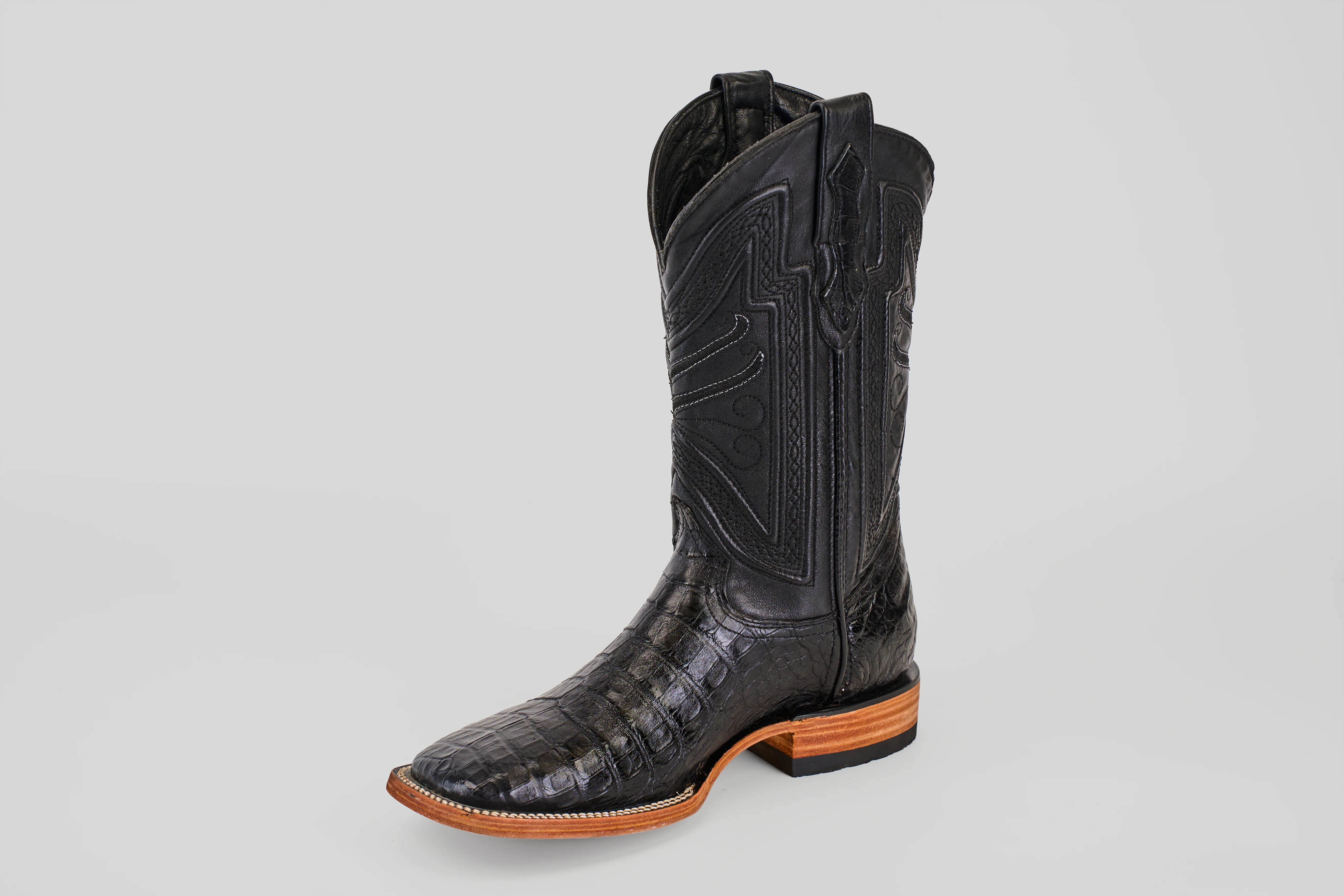 Rhodes Belly - Black- Square Toe - Image 3