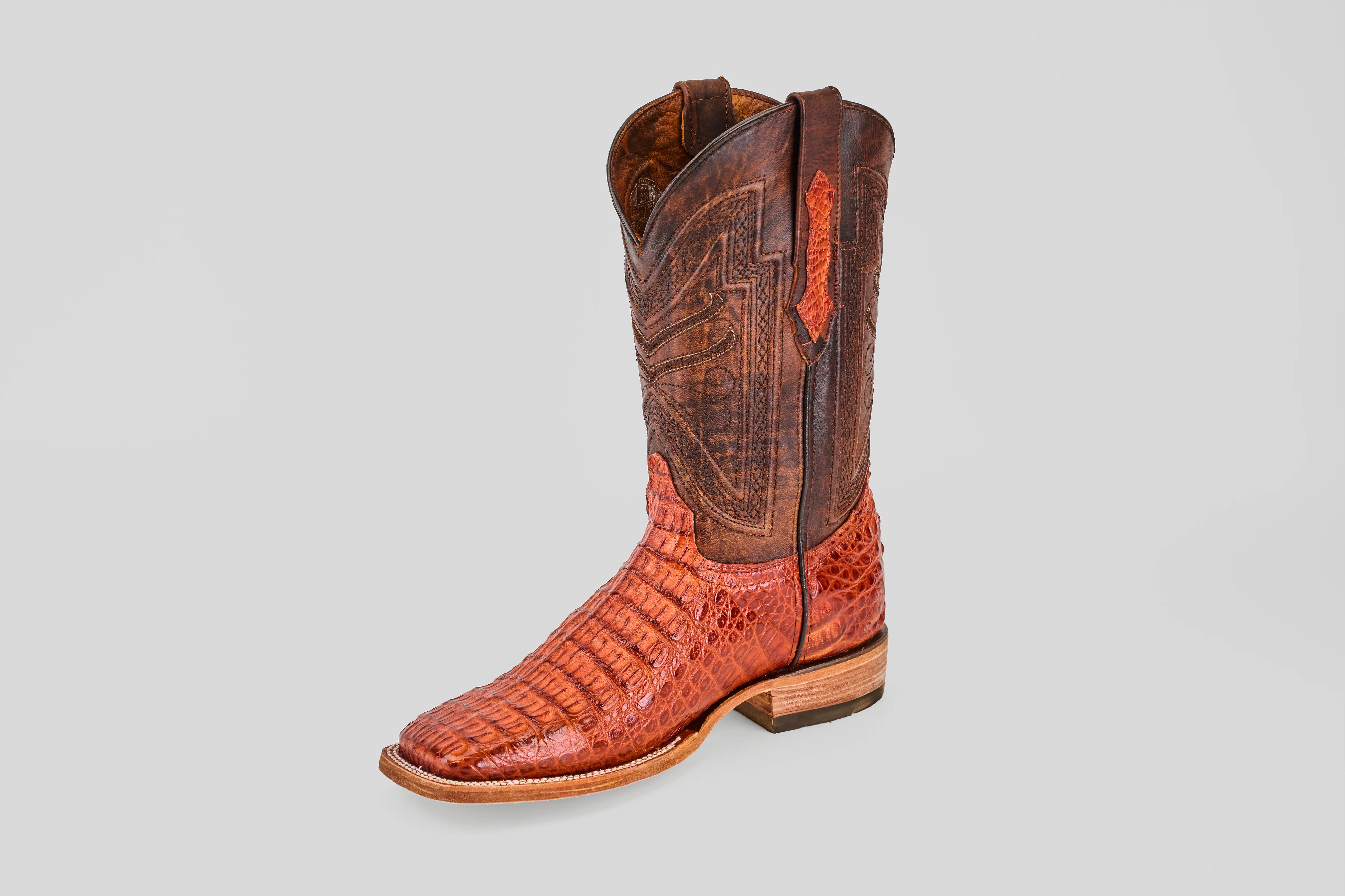 Rhodes HornBack - Brandy - Square Toe - Image 3