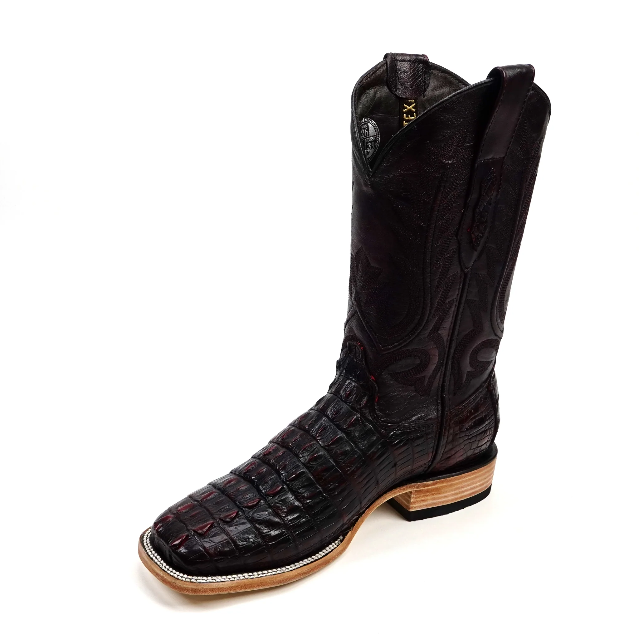 Rhodes Nile Tail - Blackcherry - Square Toe (LM10) - Image 3