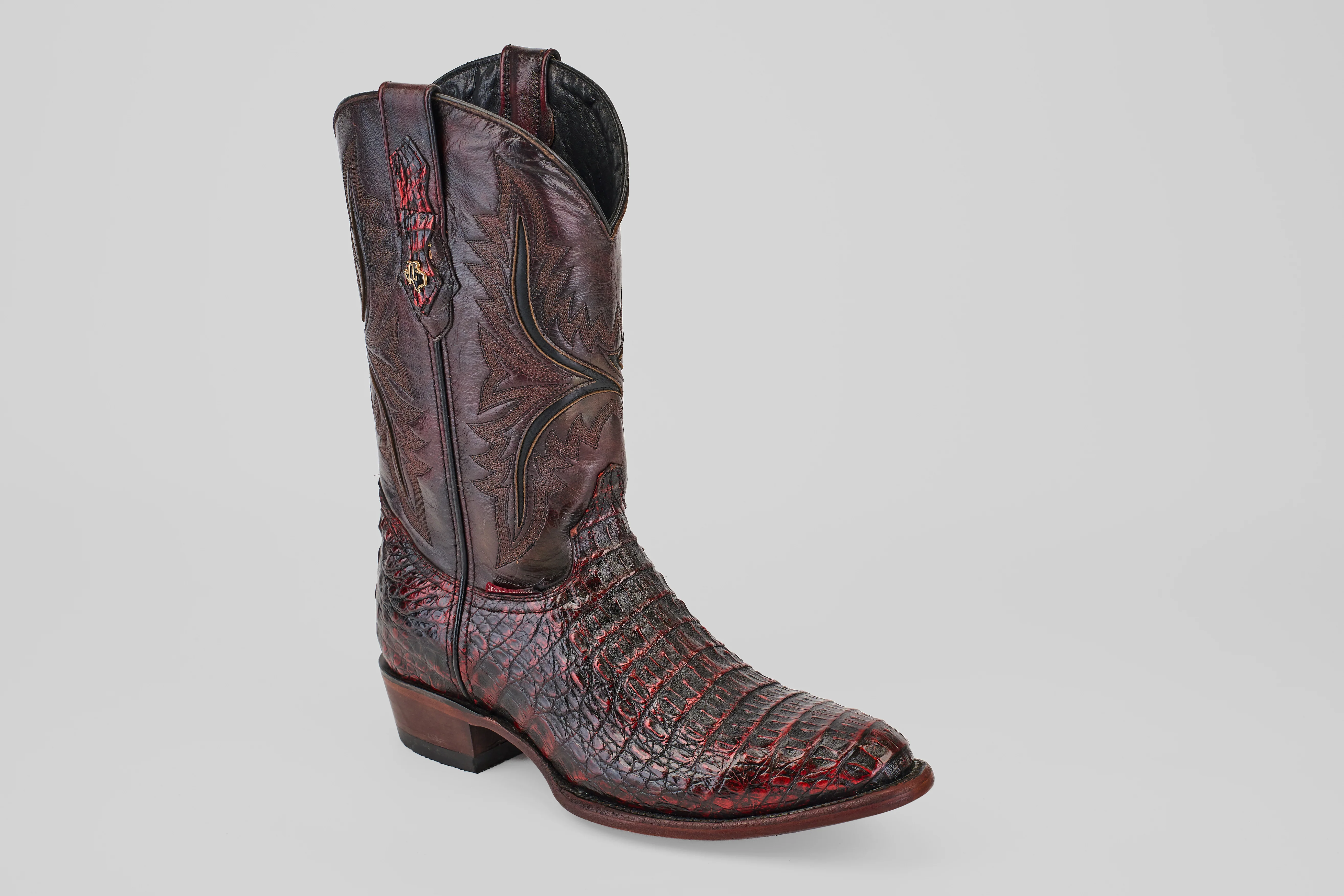 Rhodes HornBack - Black Cherry - Round Toe - Image 2