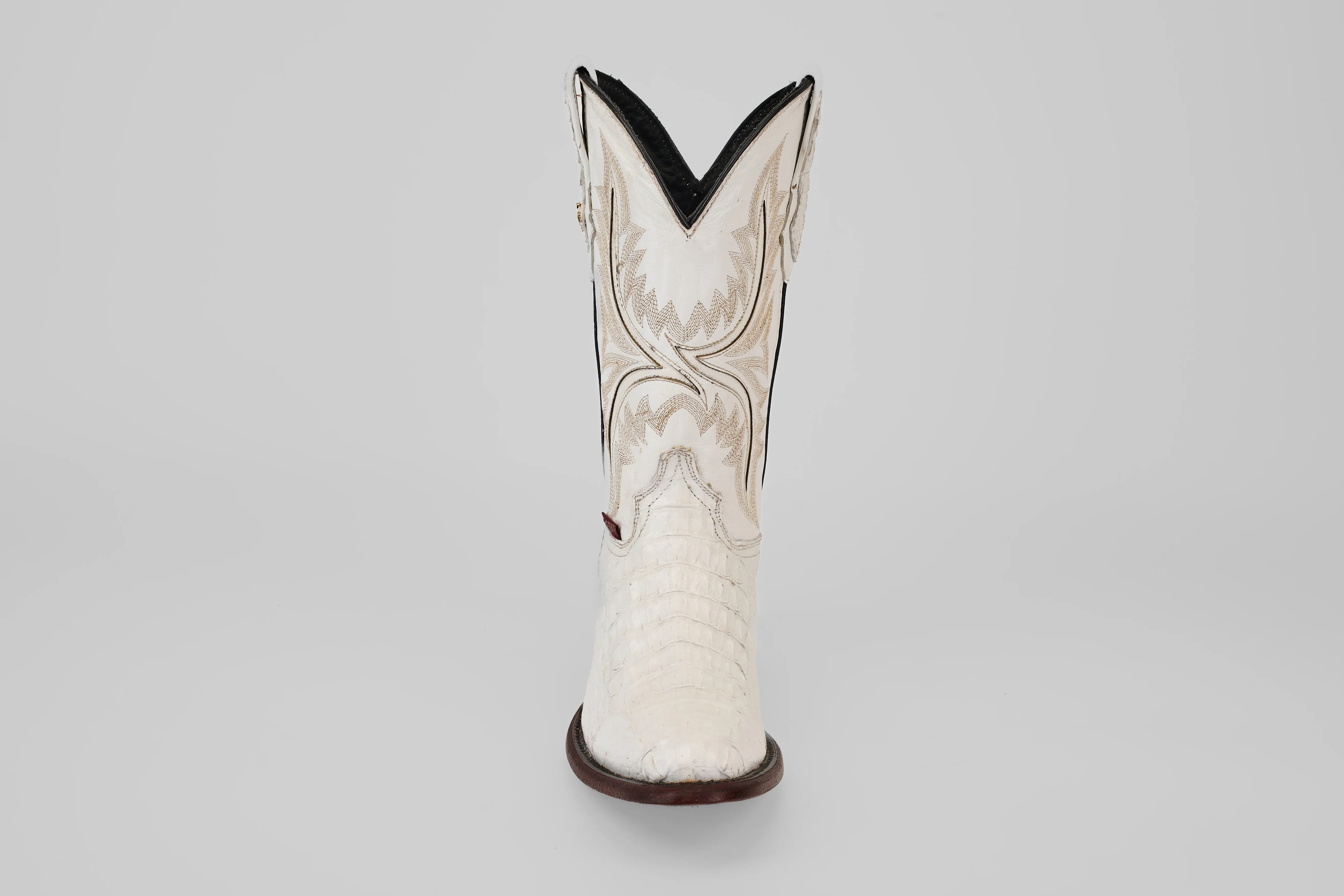 Rhodes HornBack - White - Round Toe - Image 4