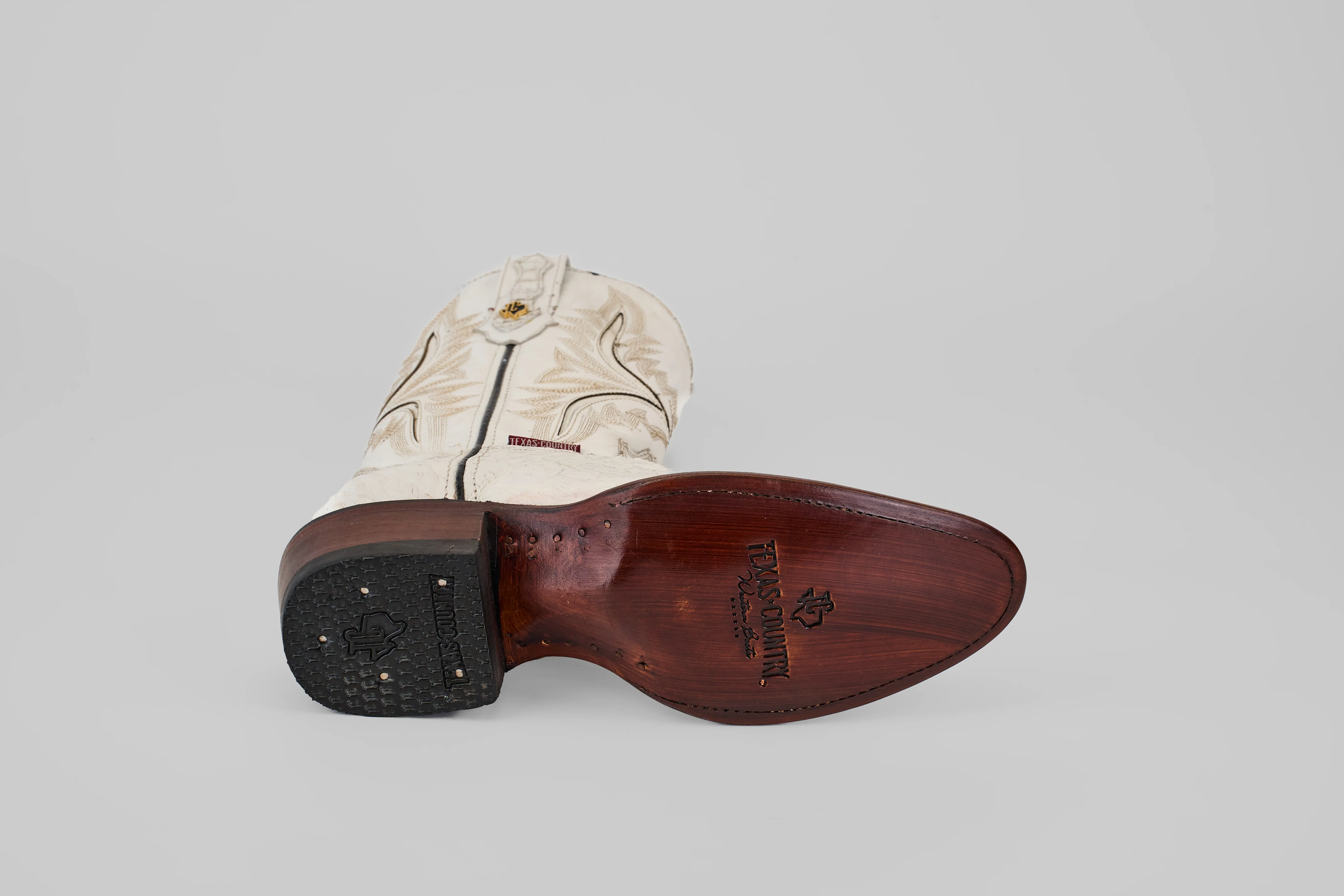 Rhodes HornBack - White - Round Toe - Image 6