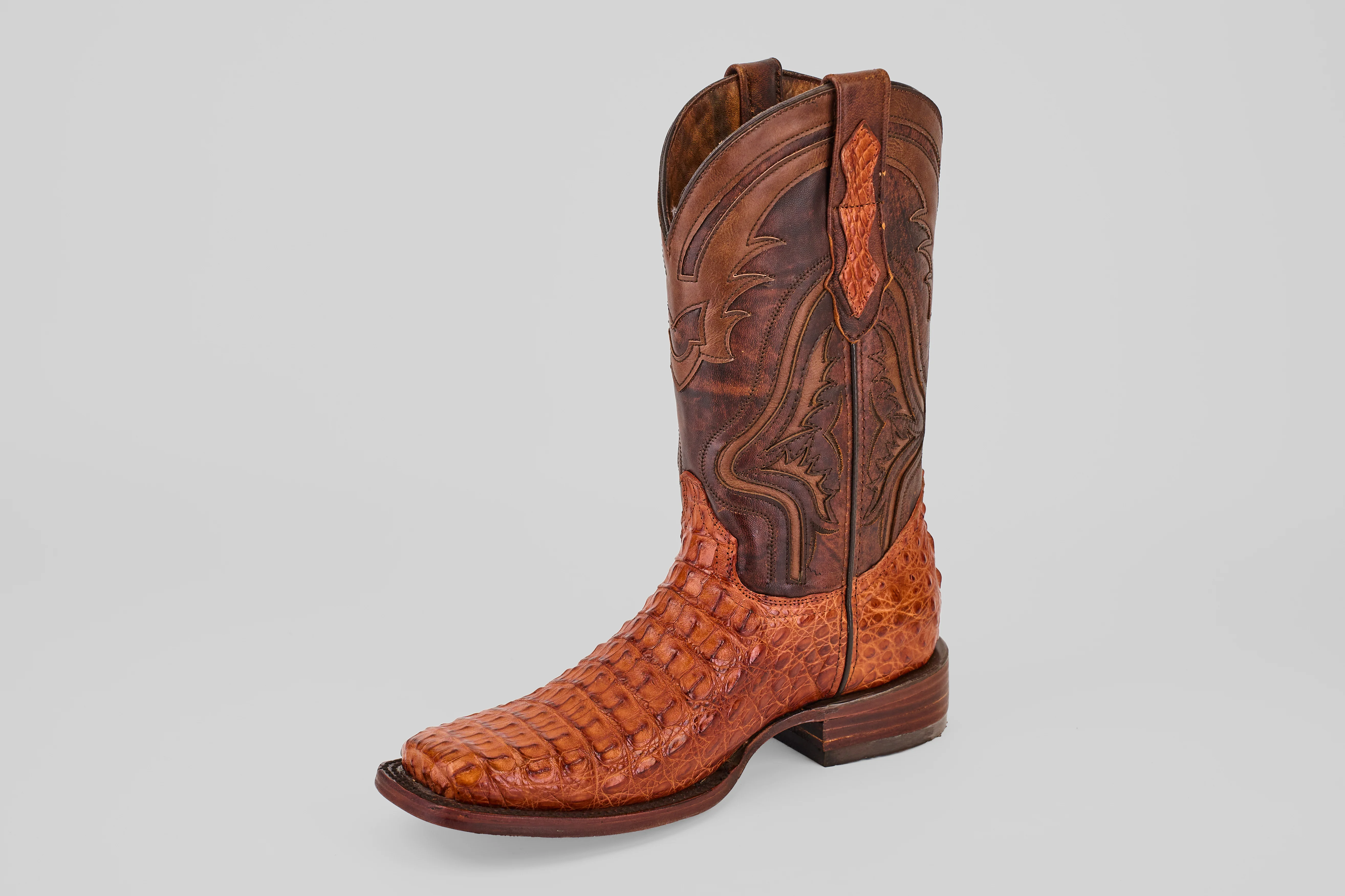 Rhodes HornBack - Brandy - Rodeo Toe - Image 3