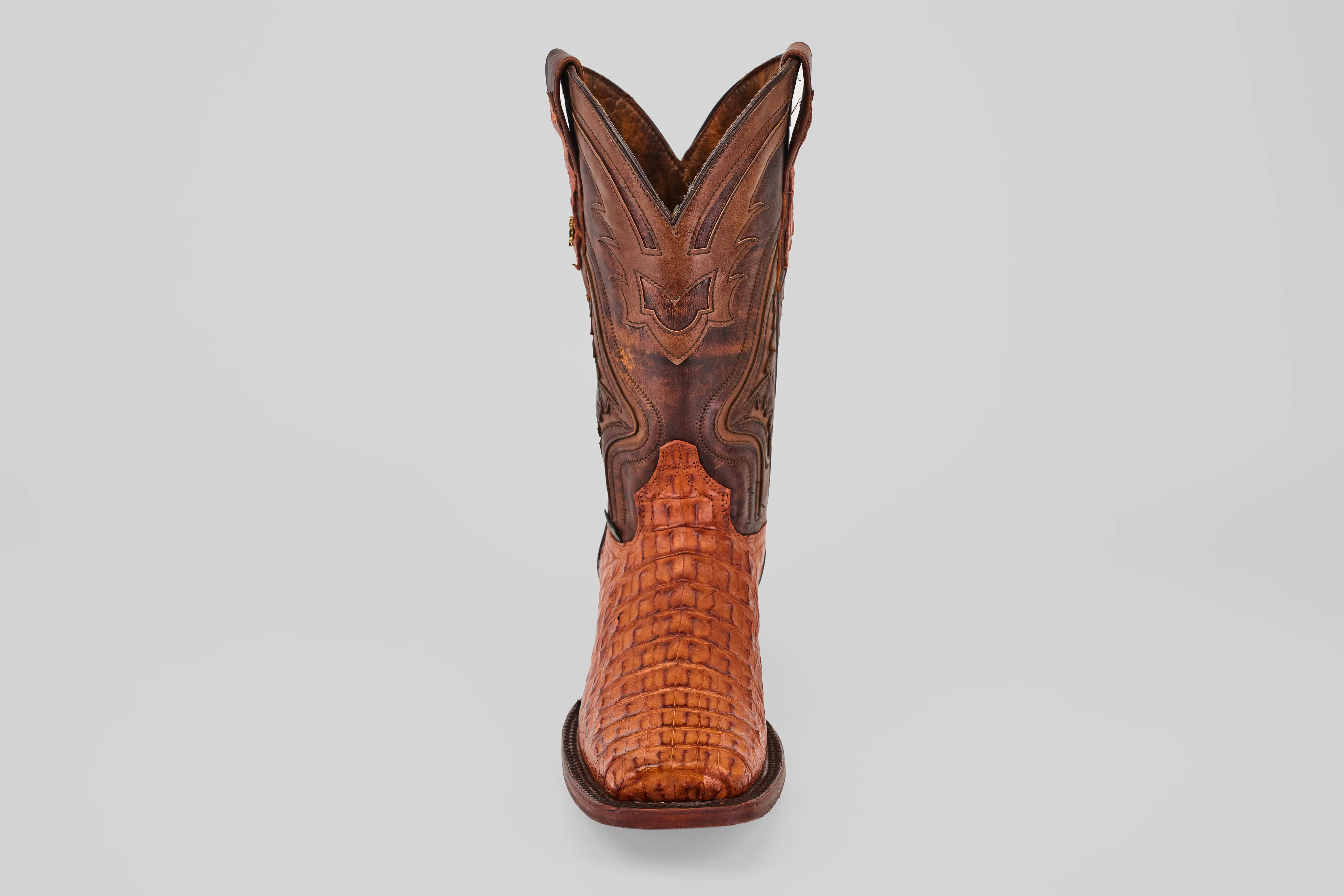 Rhodes HornBack - Brandy - Rodeo Toe - Image 4