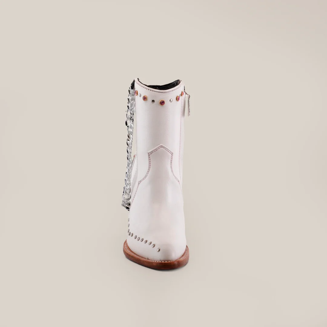 Milan Chains Bootie Frost White - J Toe - Image 4