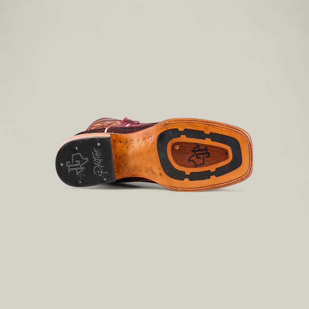 Wild - Cherry Nobuck - Square Toe - Image 6