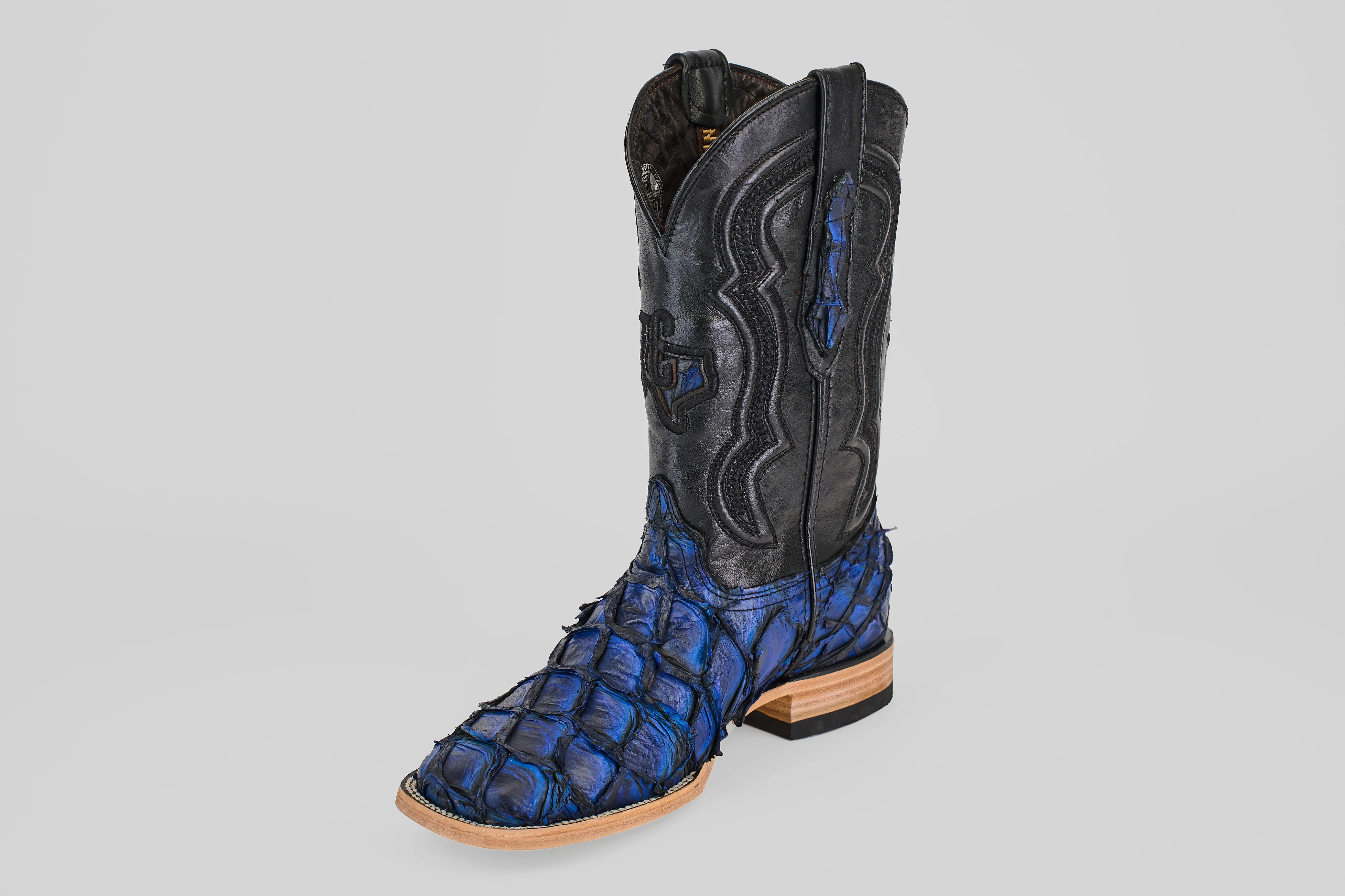 Connor - Dark Blue - Square Toe - Image 3
