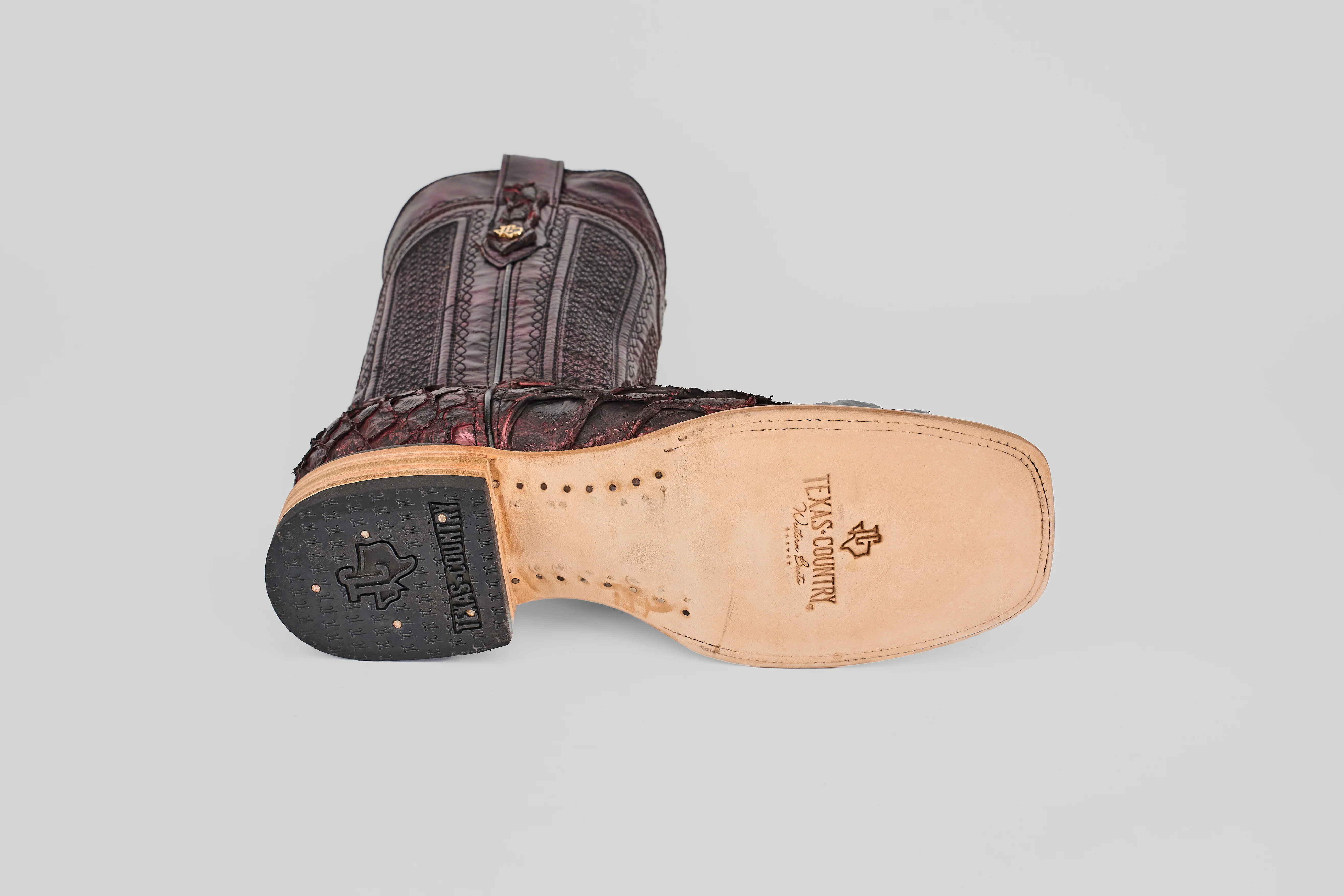 Connor - Matte Black Cherry - Square Toe - Image 7