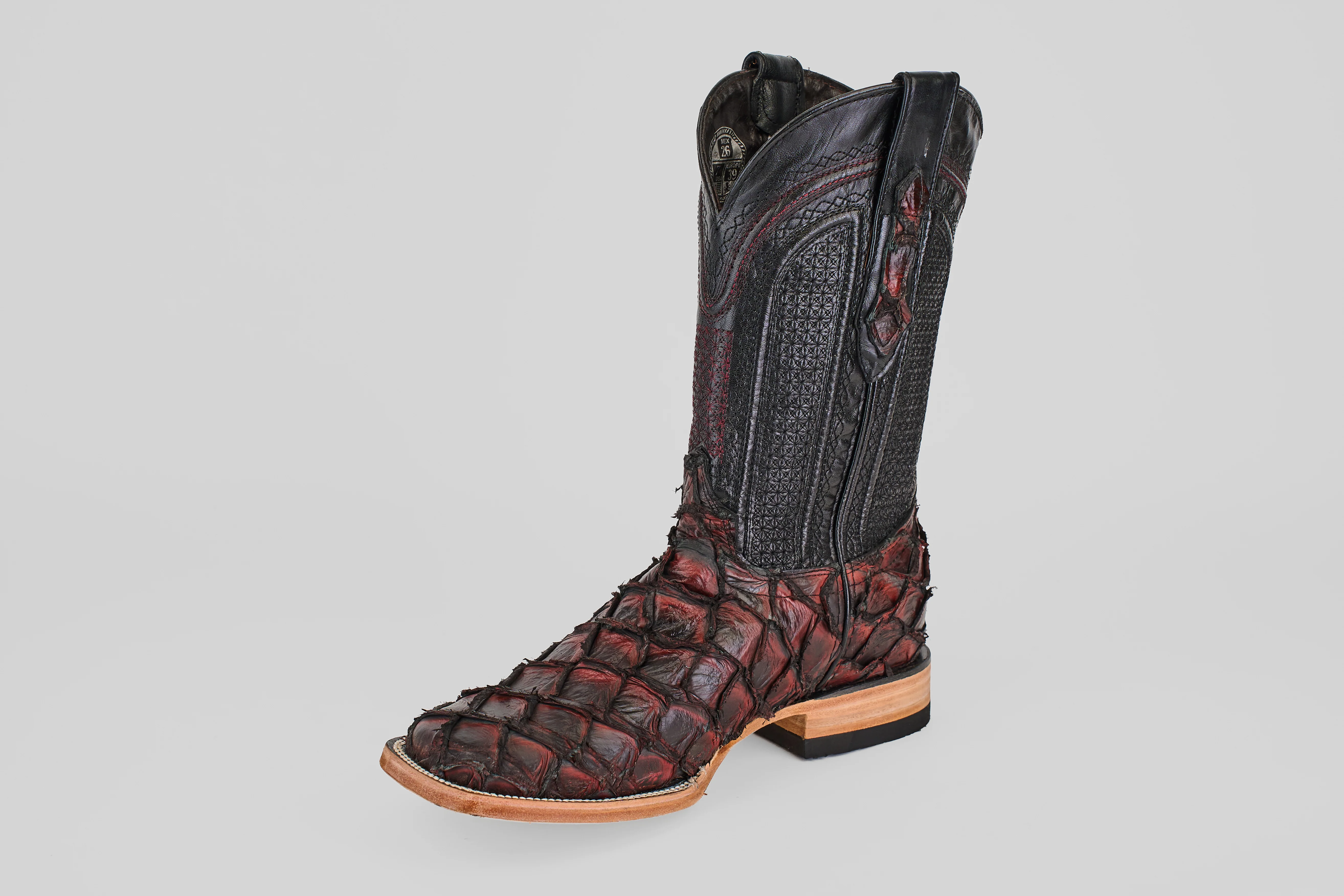 Connor - Red - Square Toe - Image 3