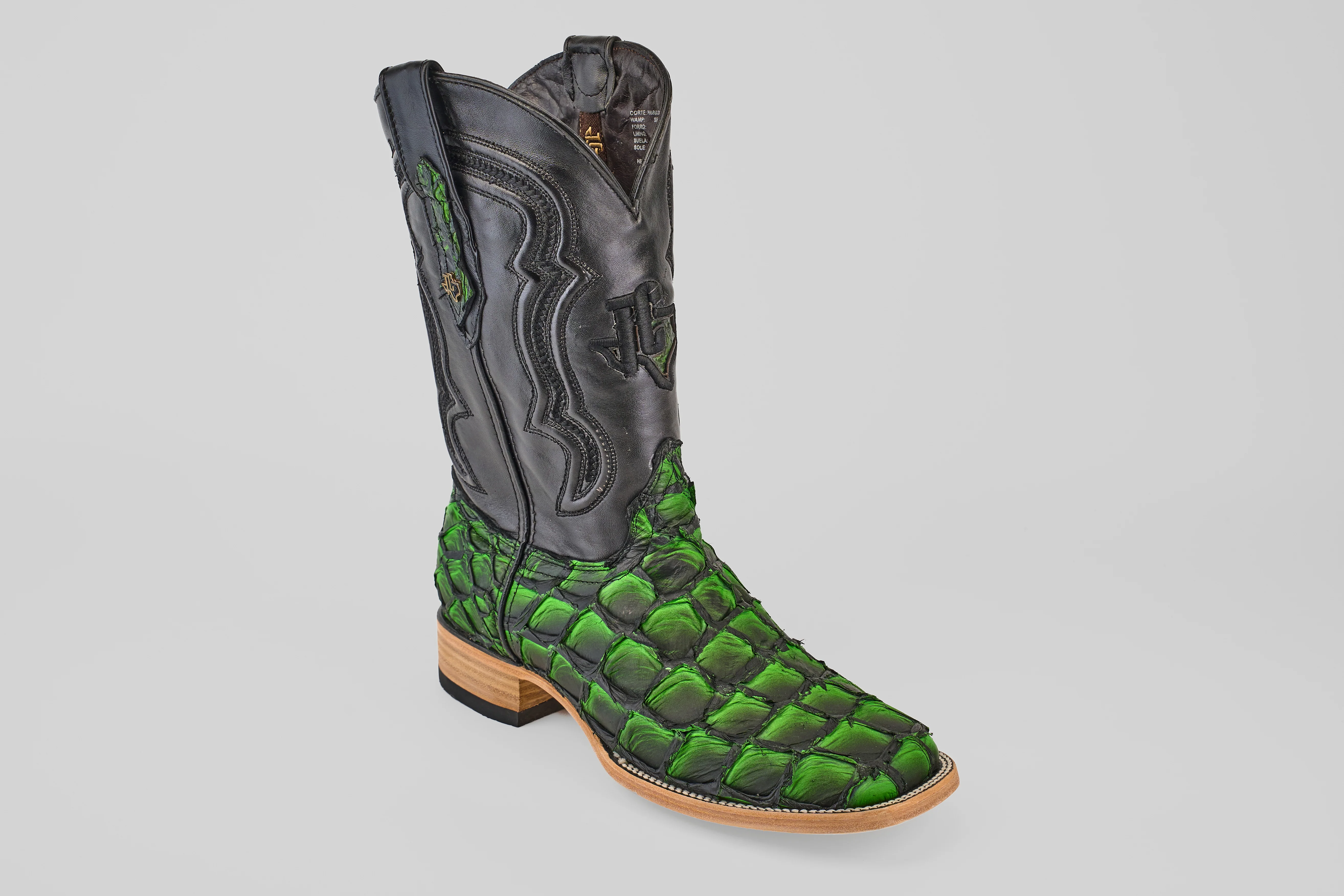 Connor - Swamp Green - Square Toe - Image 2