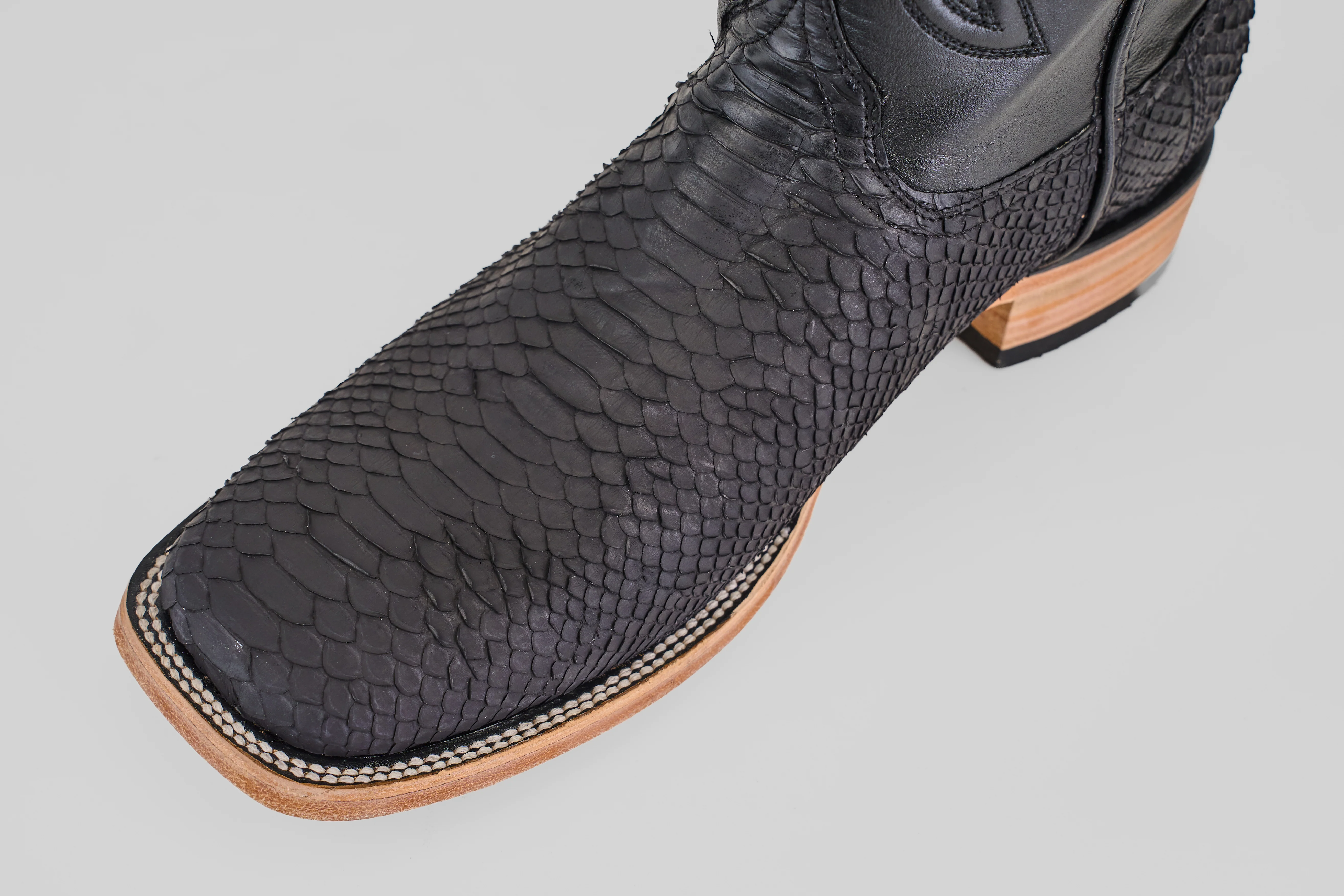 Tanner - Matte Black - Square Toe - Image 6