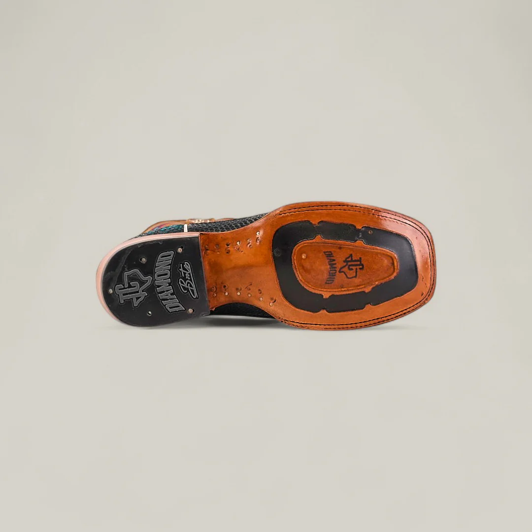 Jameson - Turquoise Sapphire - Square Toe - Image 6