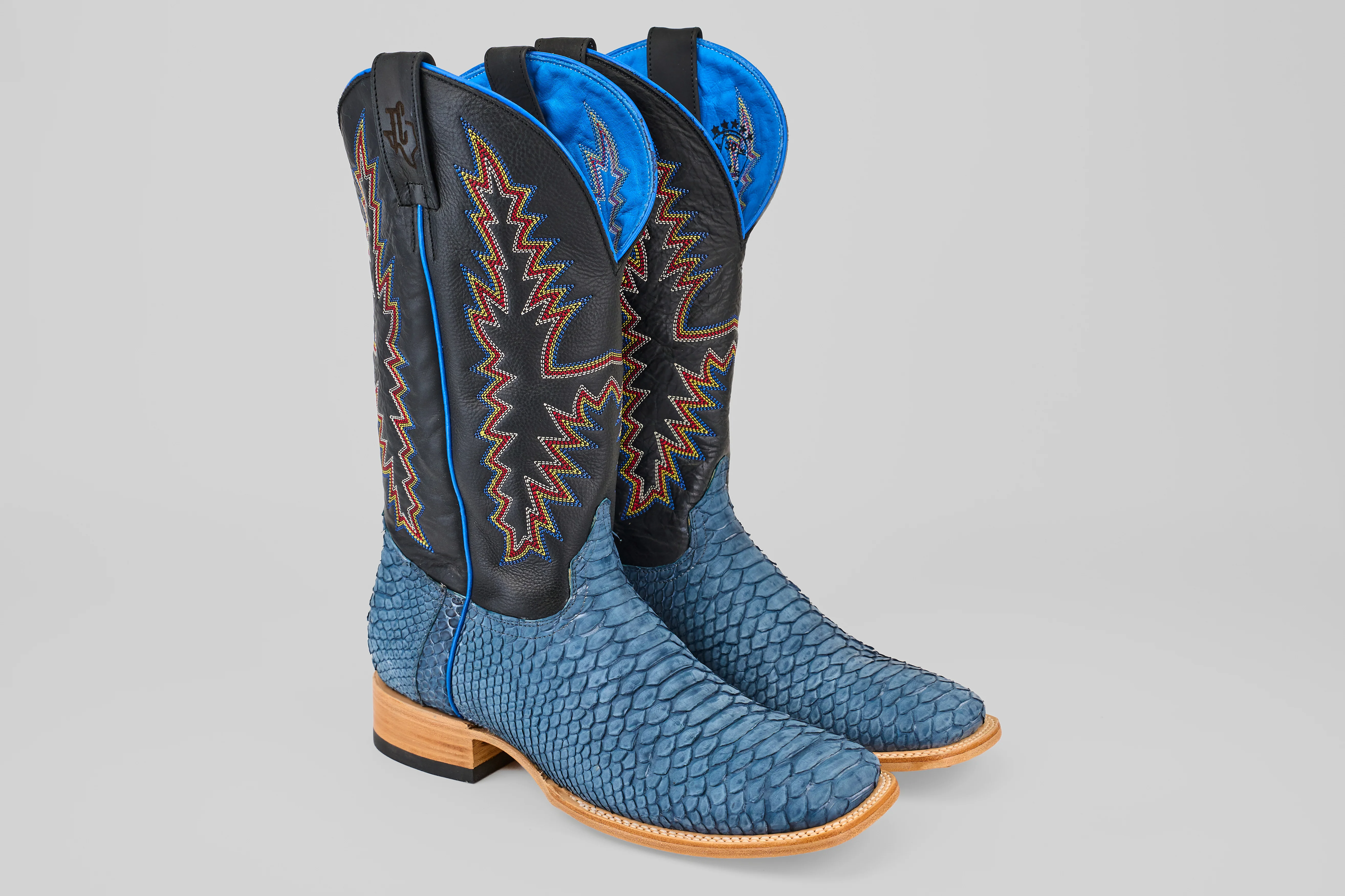 Kingsley - Blue Jeans - Square Toe