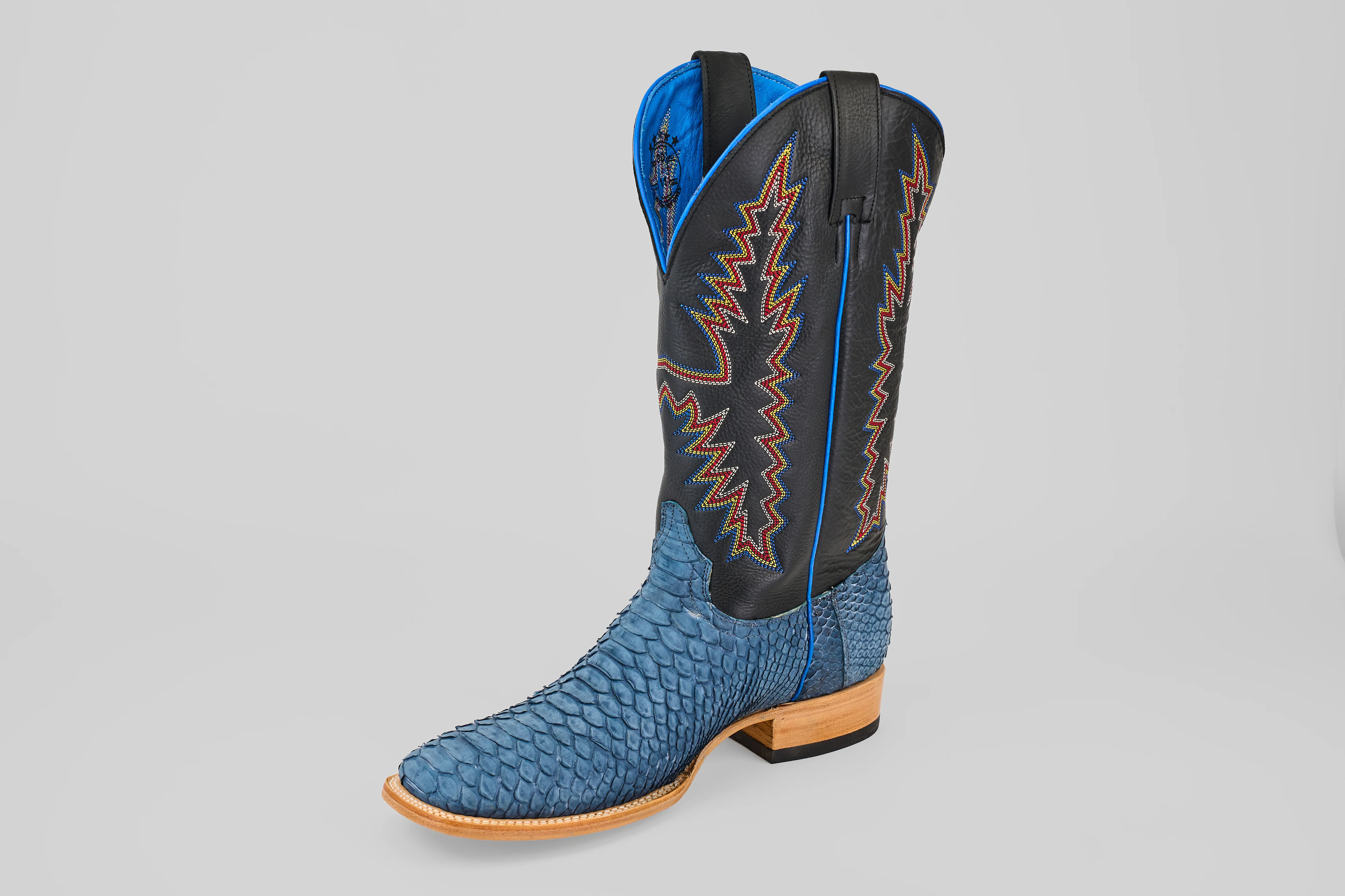 Kingsley - Blue Jeans - Square Toe - Image 3