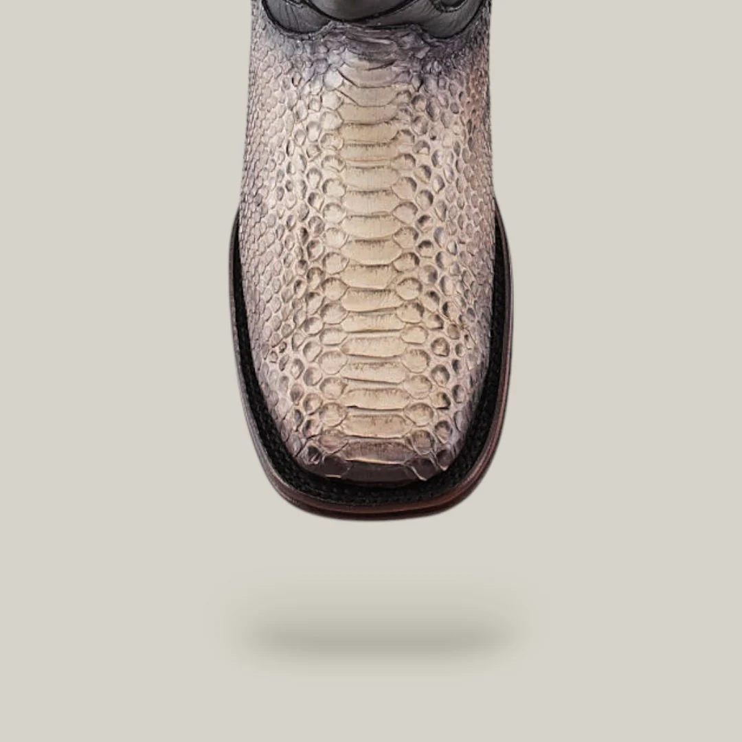 Exotic Python - Diamond - Natural - Square Toe - Image 5
