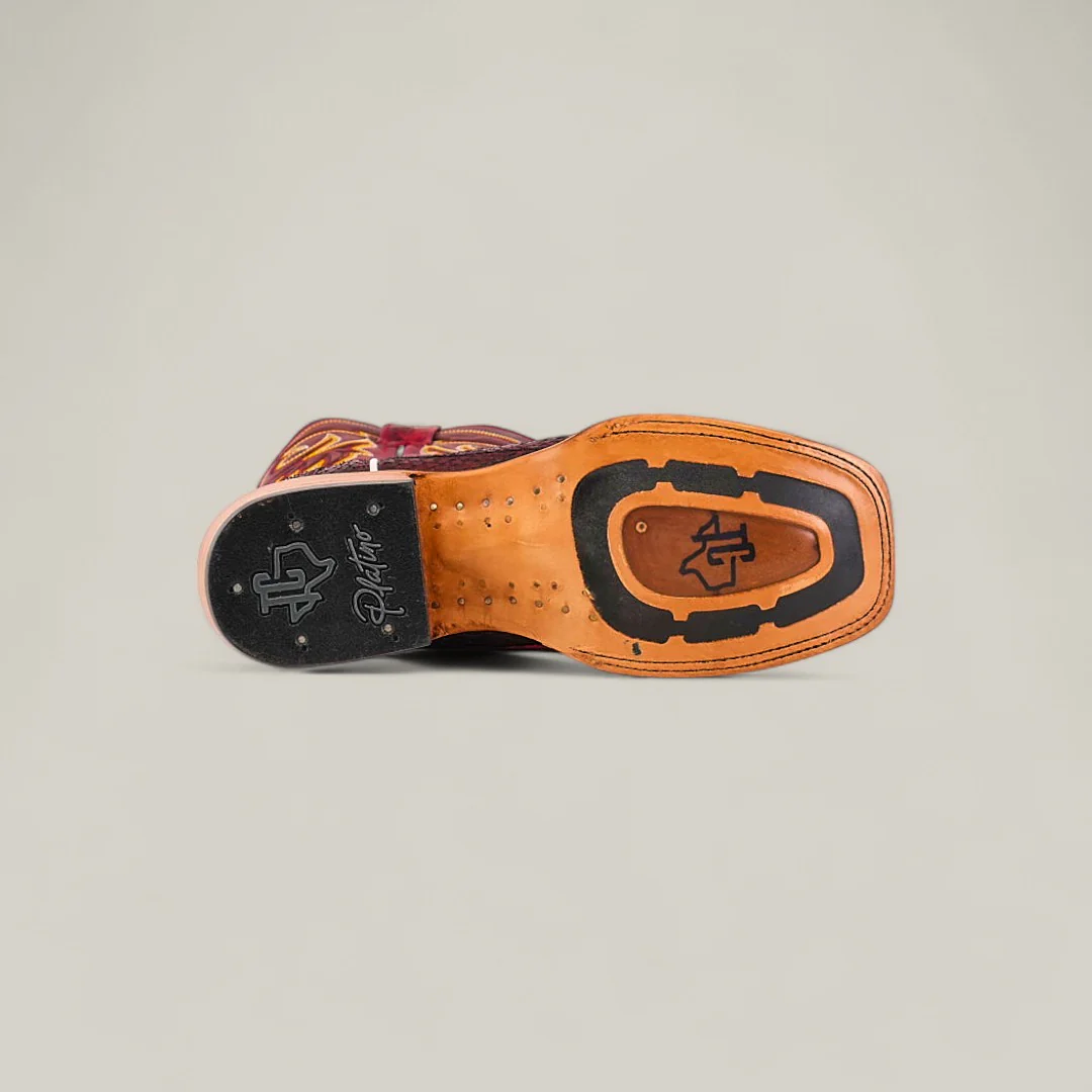 Carson - Blackcherry - Square Toe - Image 6
