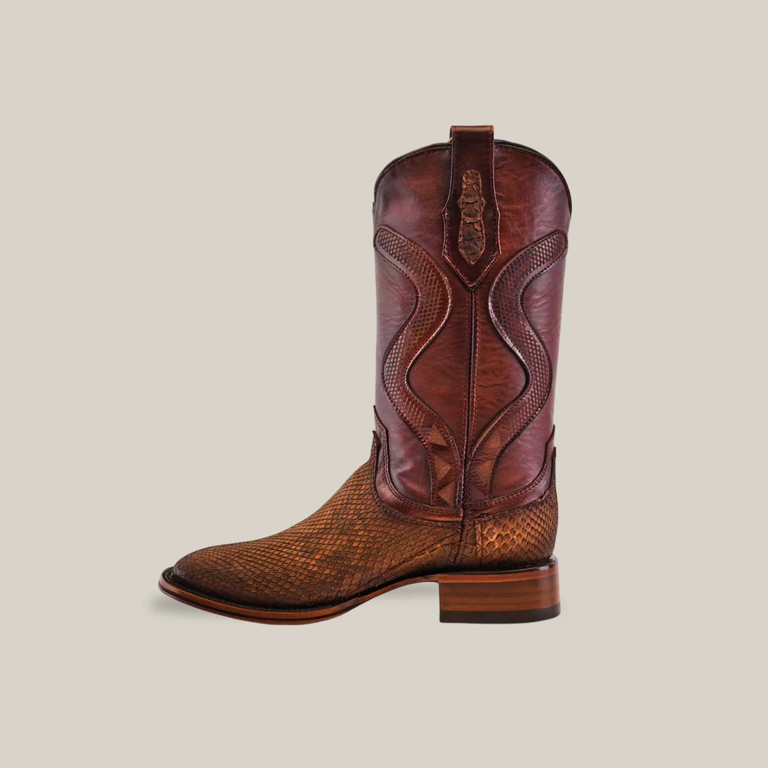Exotic Python - Diamond - Tamarindo - Square Toe - Image 3