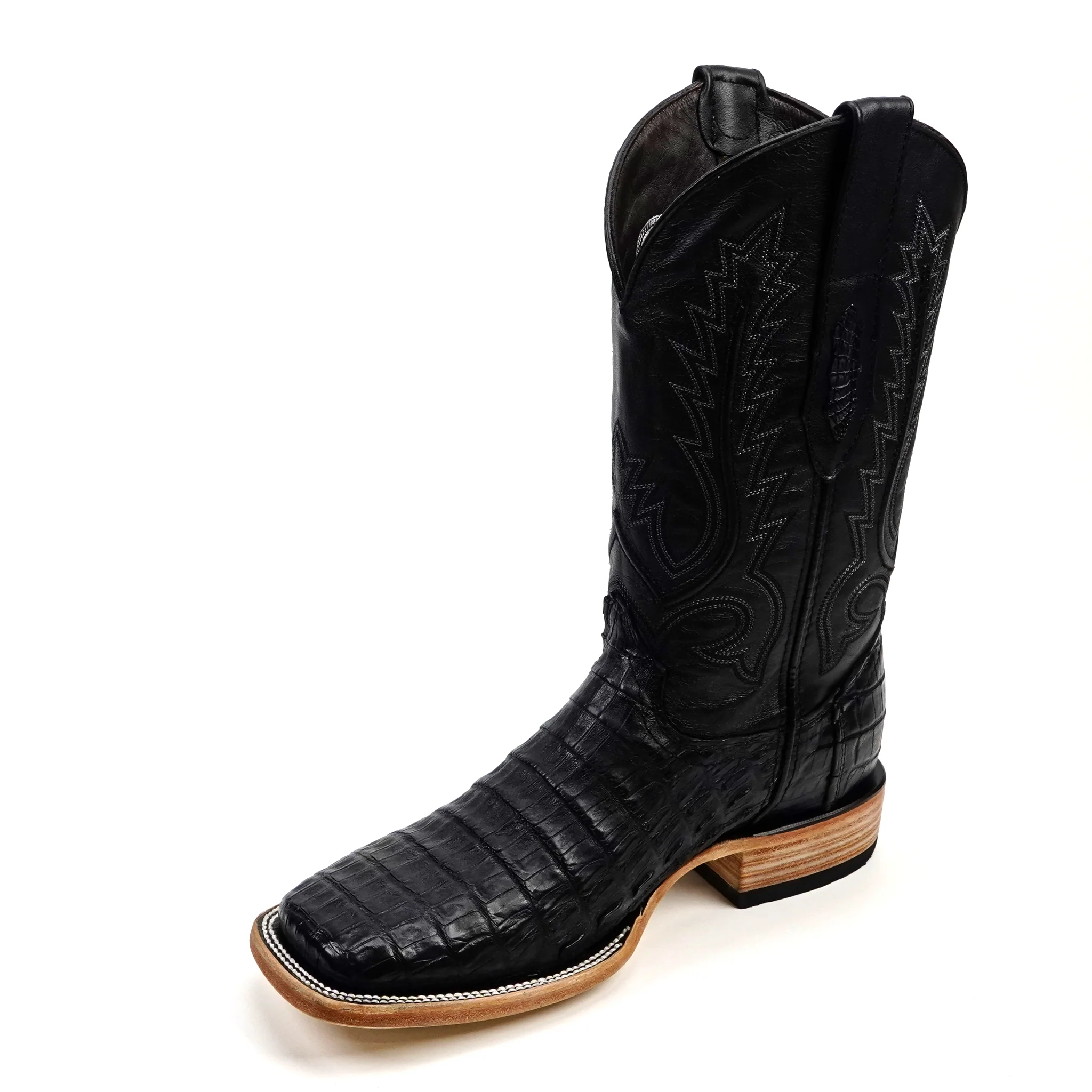 Rhodes Belly - Navy Blue - Square Toe (LM10) - Image 3