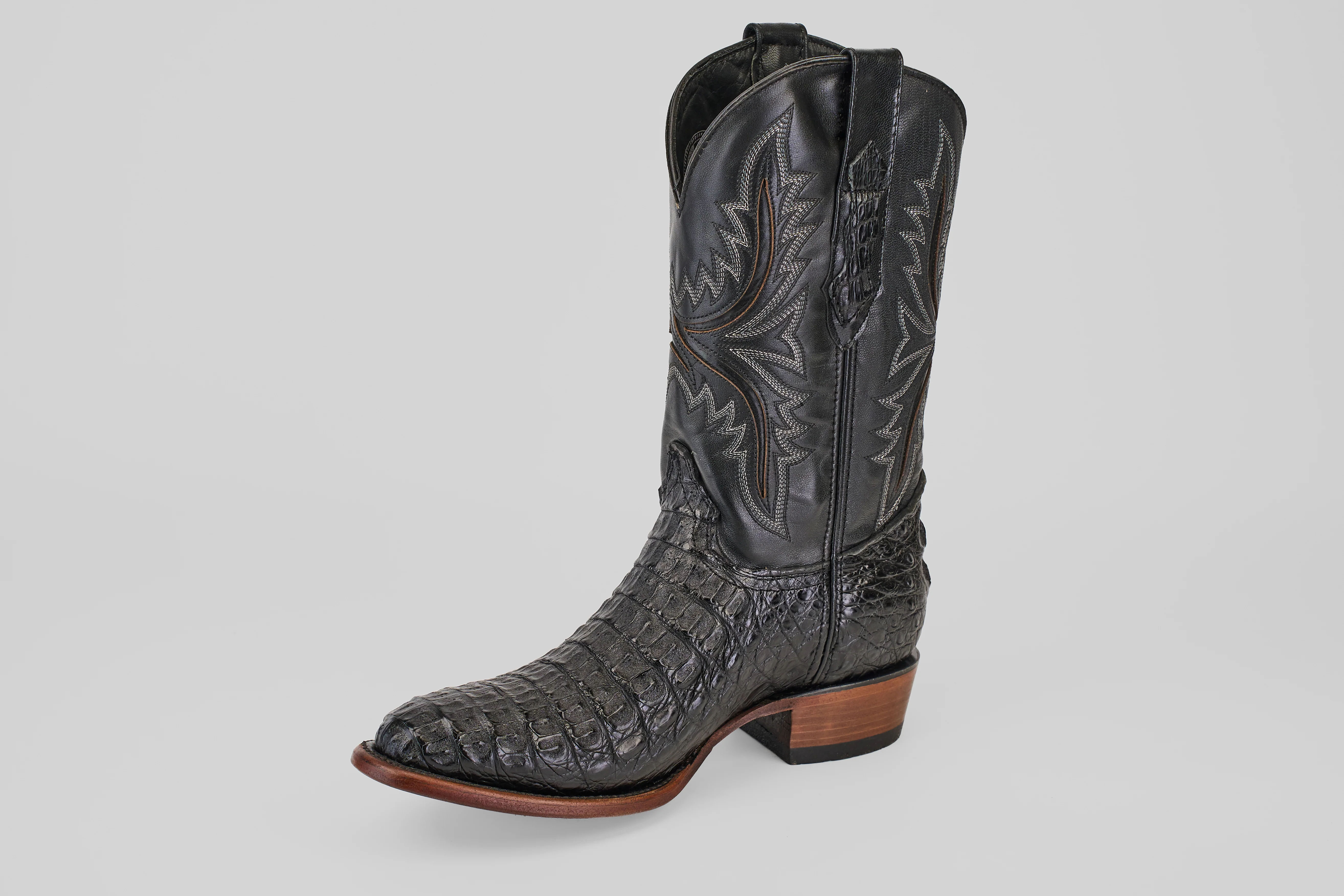 Rhodes HornBack - Black - Round Toe - Image 3