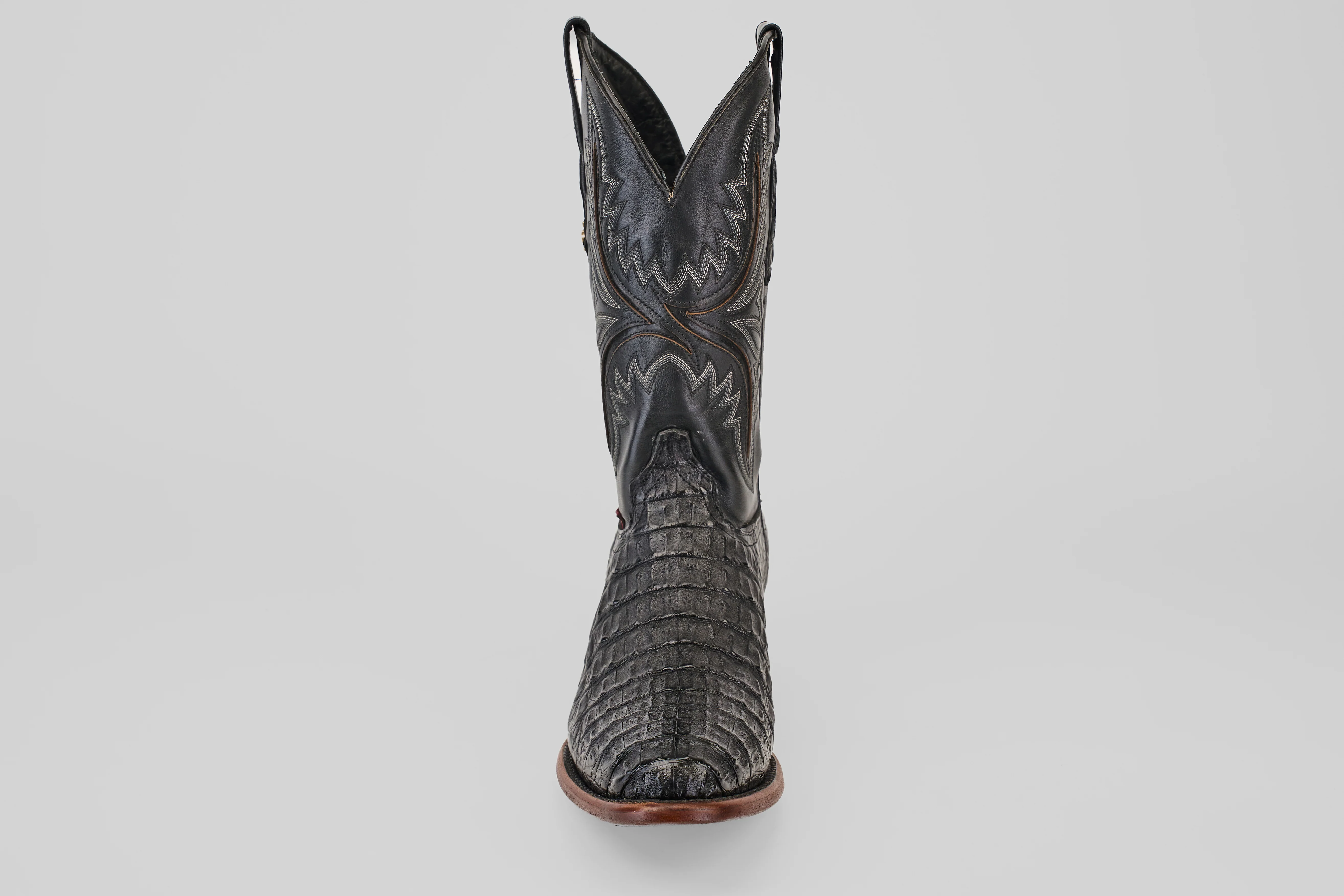 Rhodes HornBack - Black - Round Toe - Image 4