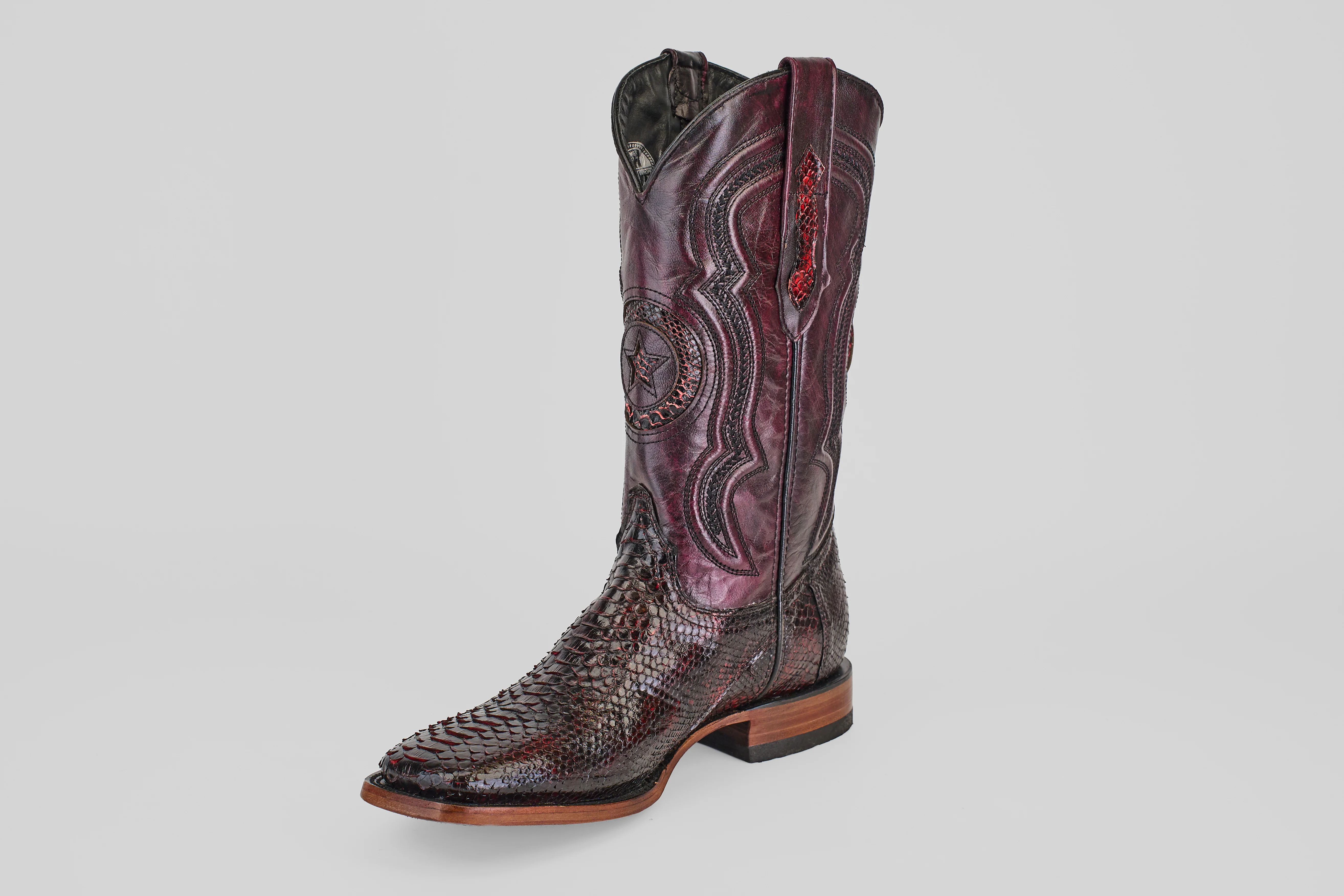 Tanner - Black Cherry - Square Toe - Image 3