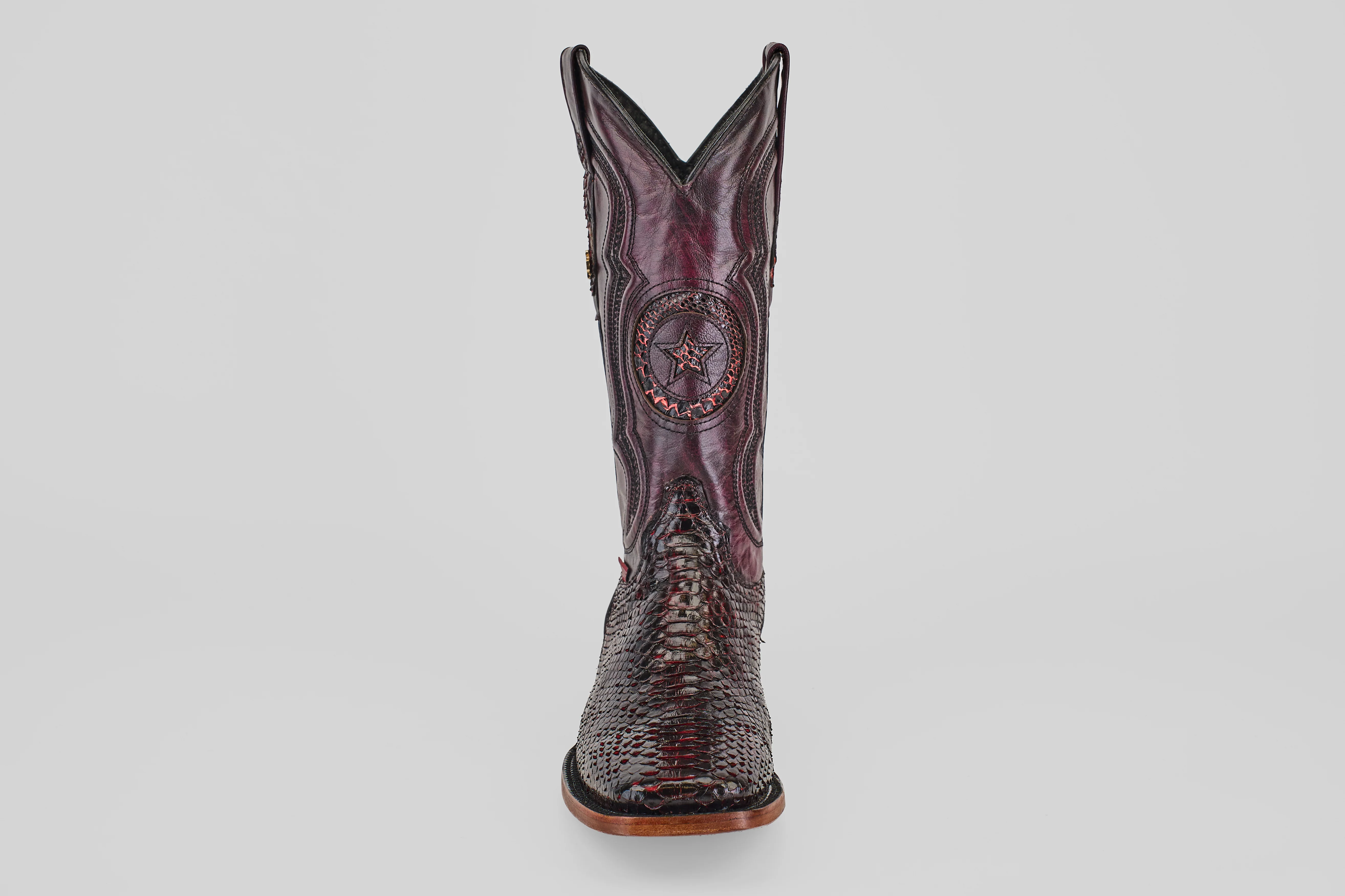 Tanner - Black Cherry - Square Toe - Image 4