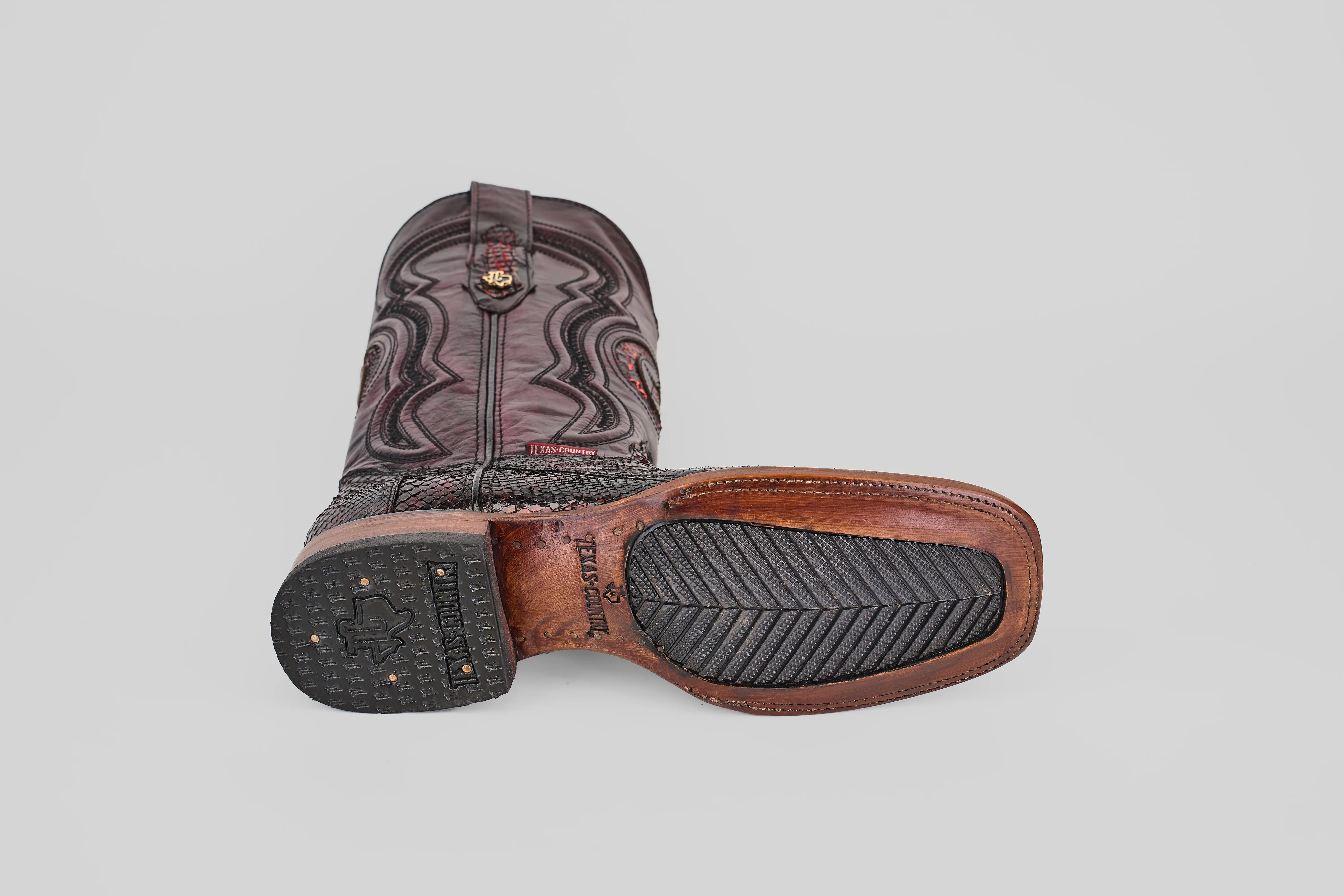 Tanner - Black Cherry - Square Toe - Image 7