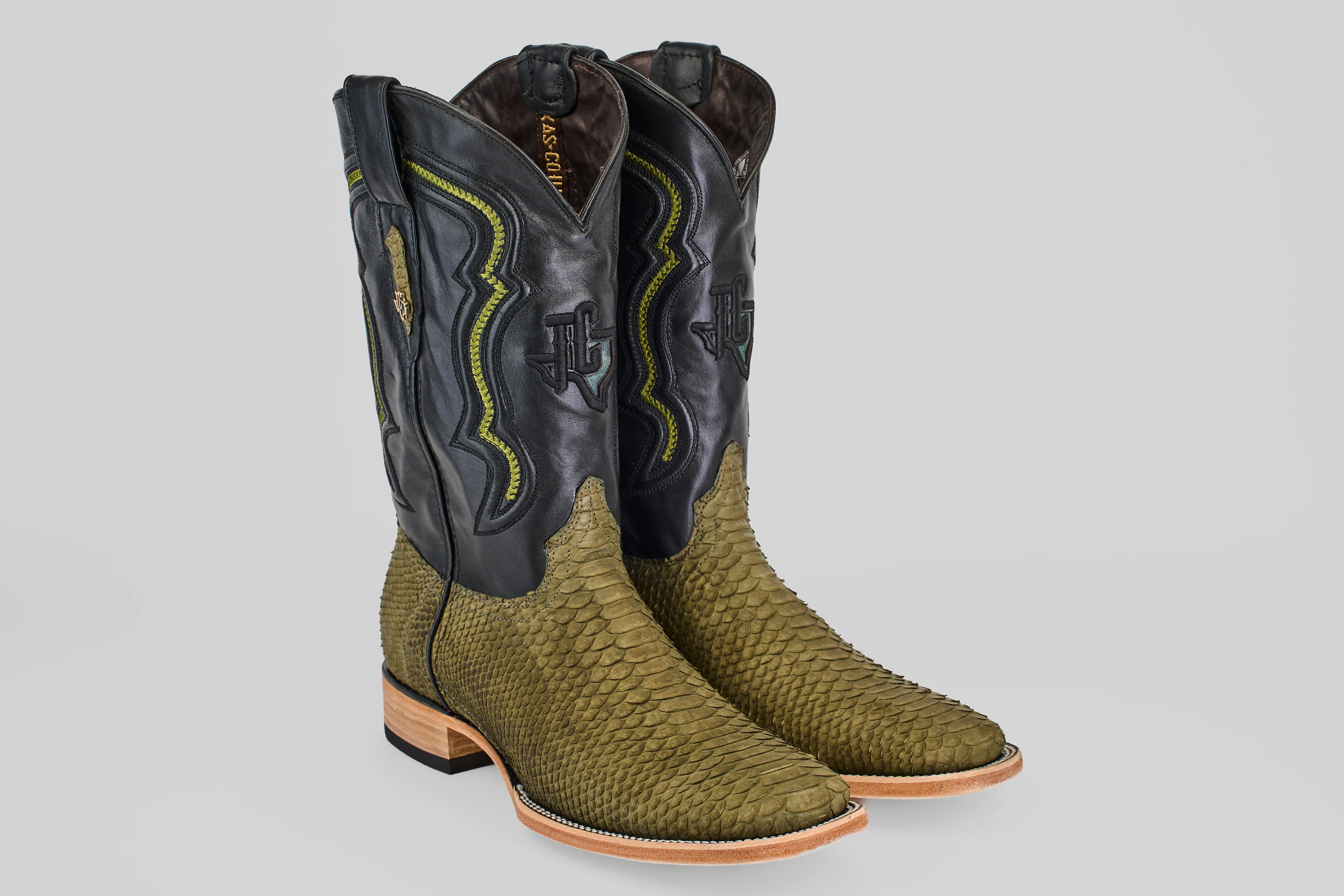 Tanner - Green Jungle - Square Toe