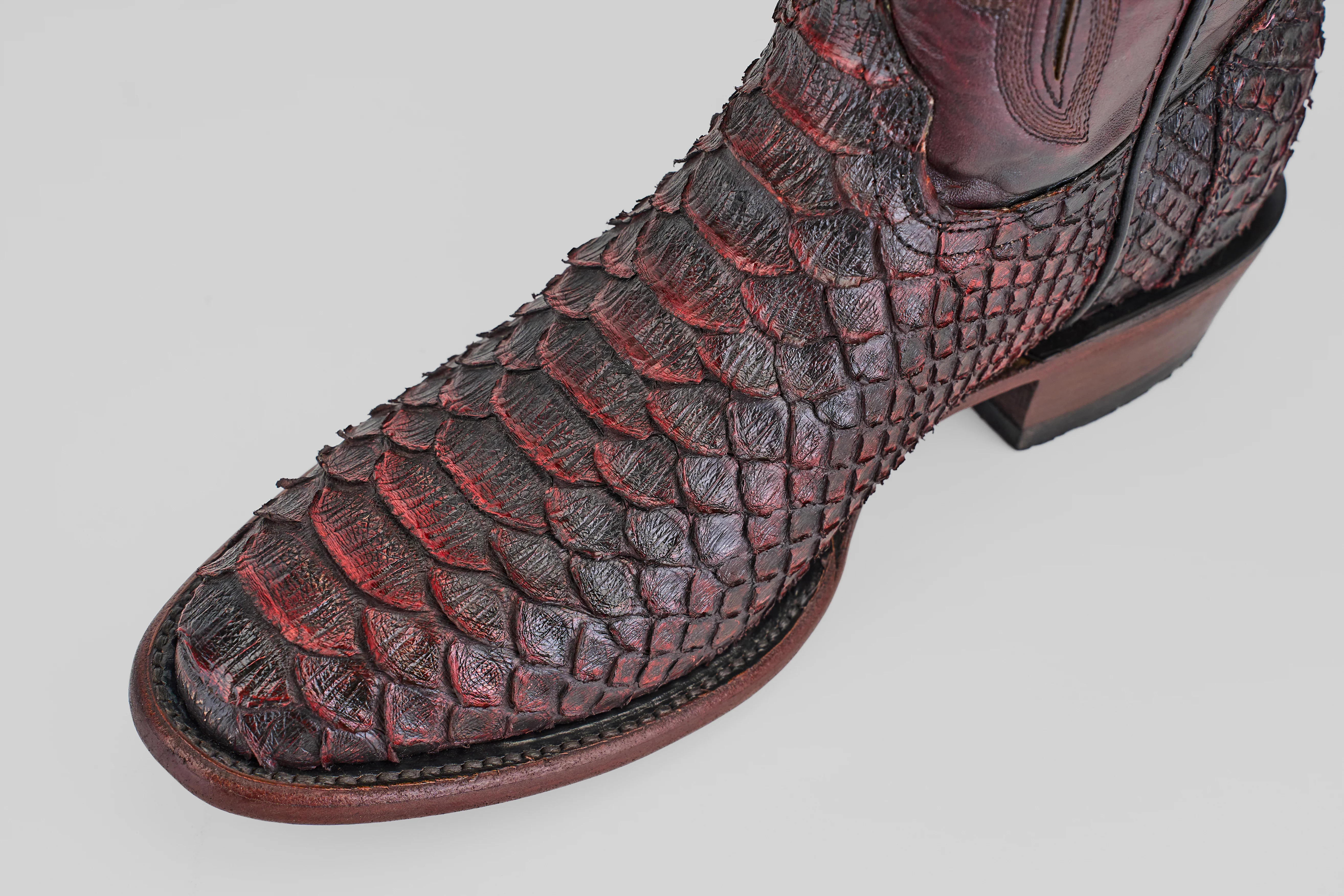 Tanner Jumbo - Black Cherry - Round Toe - Image 6
