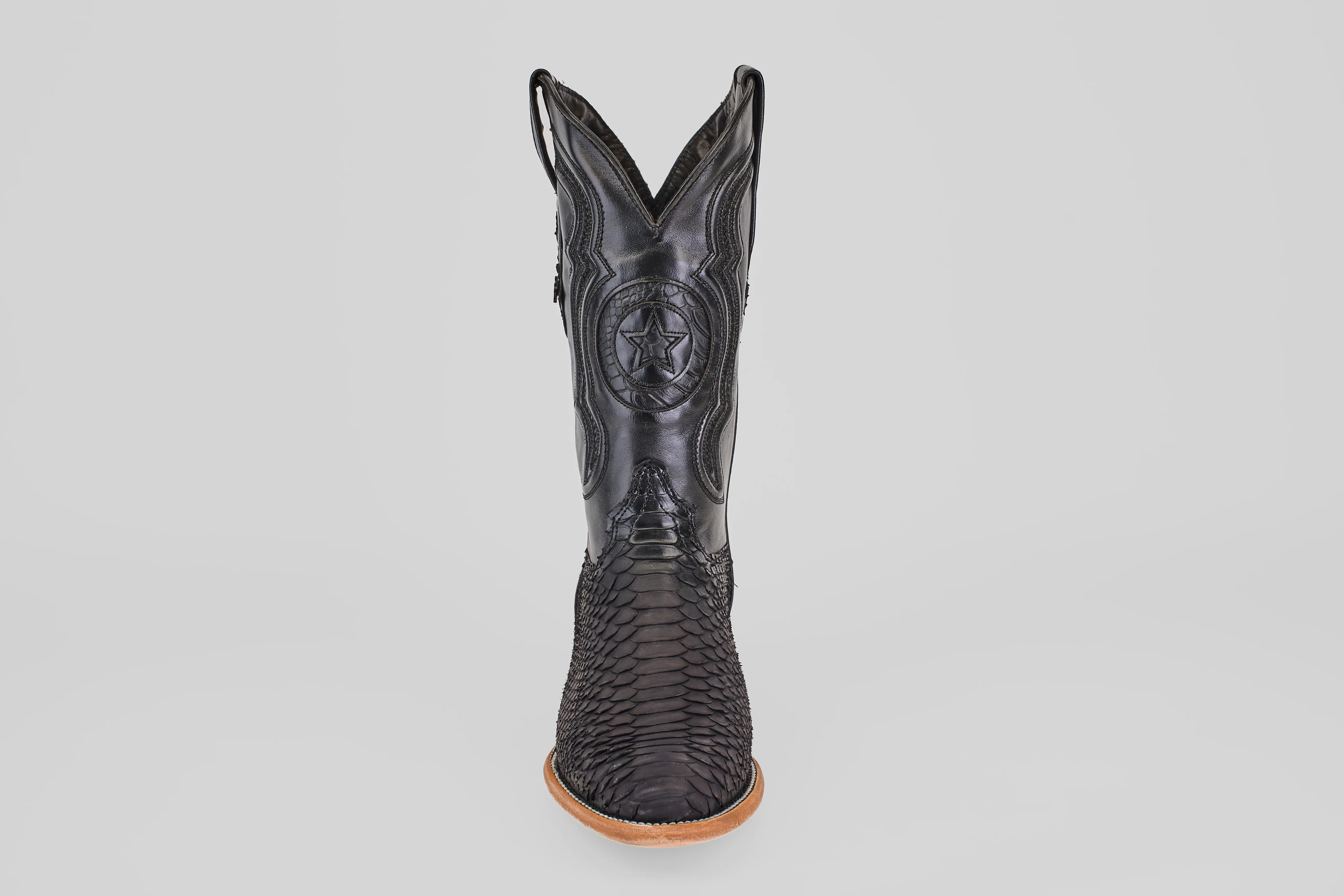 Tanner – Matte Black – Roper Toe - Image 4
