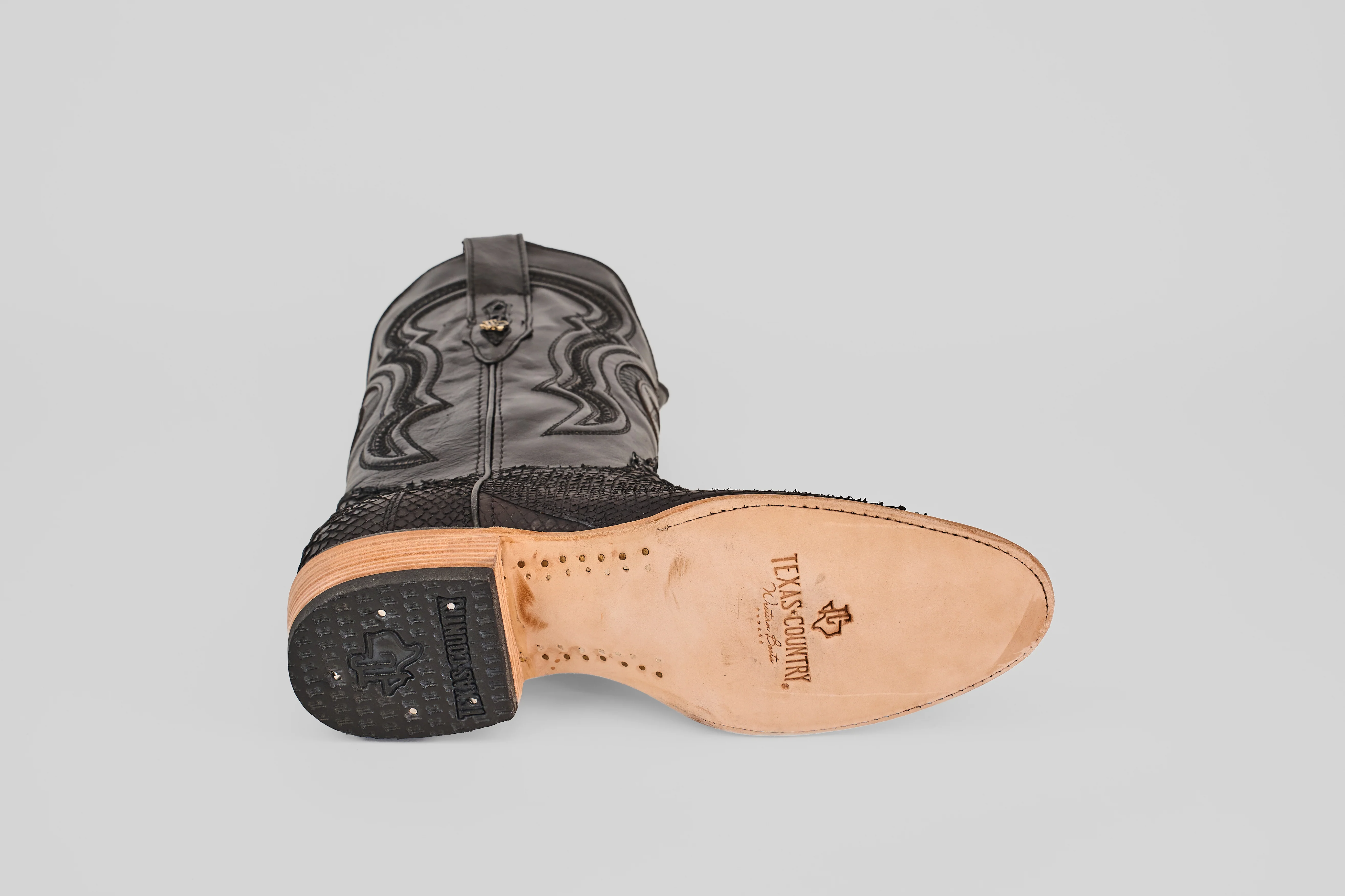Tanner – Matte Black – Roper Toe - Image 7