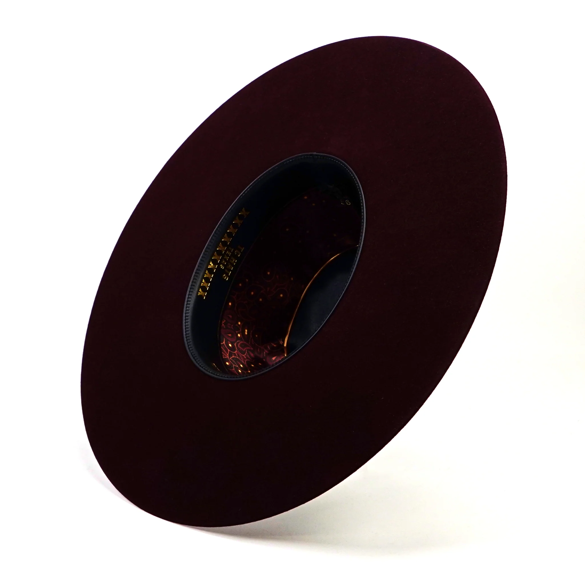 TC Hats - 10X Open Crown - Wine - Image 4
