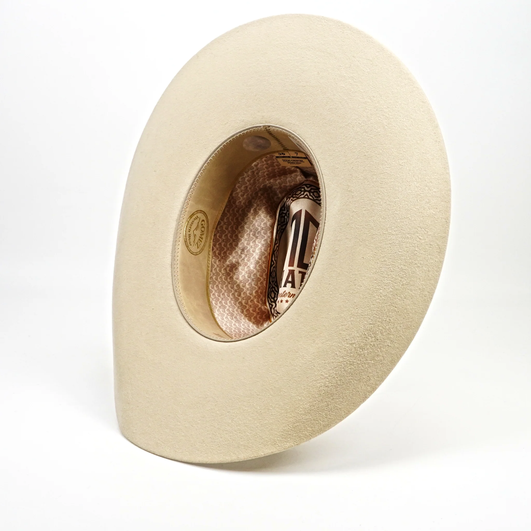 TC Hats - 6X Cheyenne Cowboy Hat - Bone - Image 4
