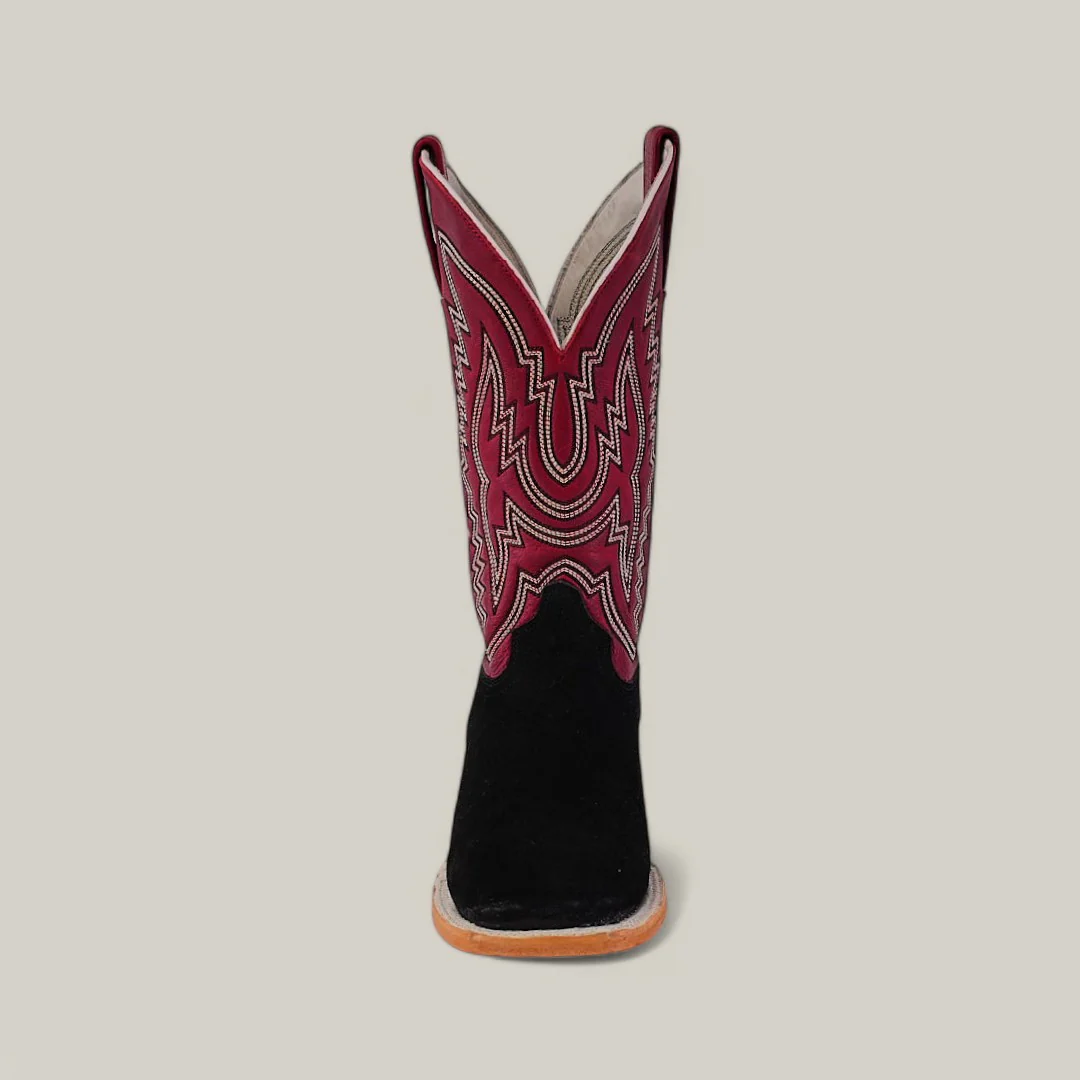 Black Suede - Platinum - Square Toe - Image 4
