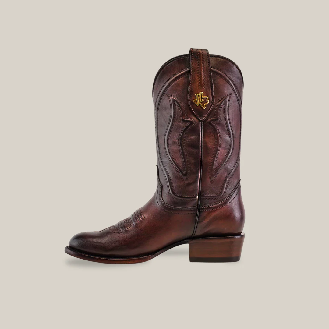 Western - Platinum - Brown - Roper Toe - Image 3