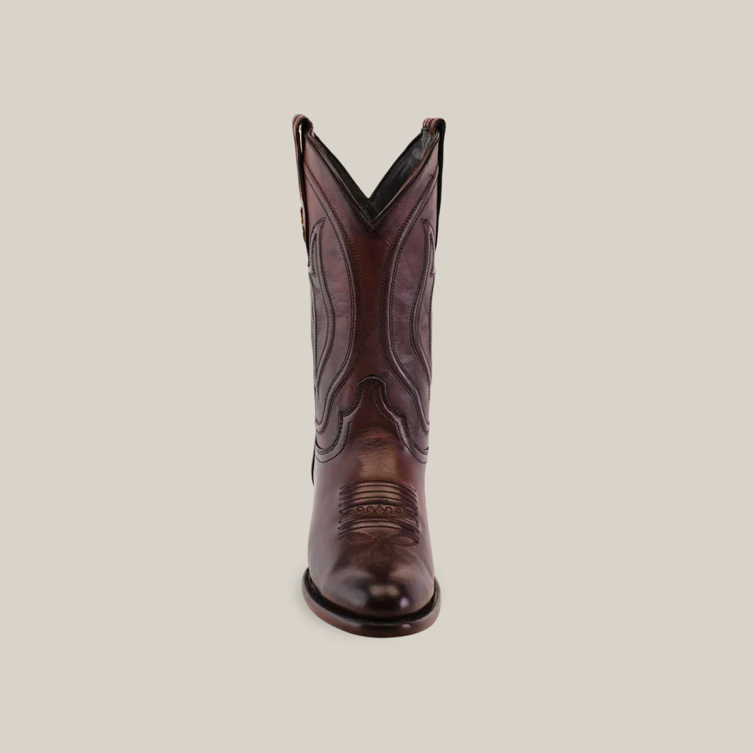 Western - Platinum - Brown - Roper Toe - Image 4
