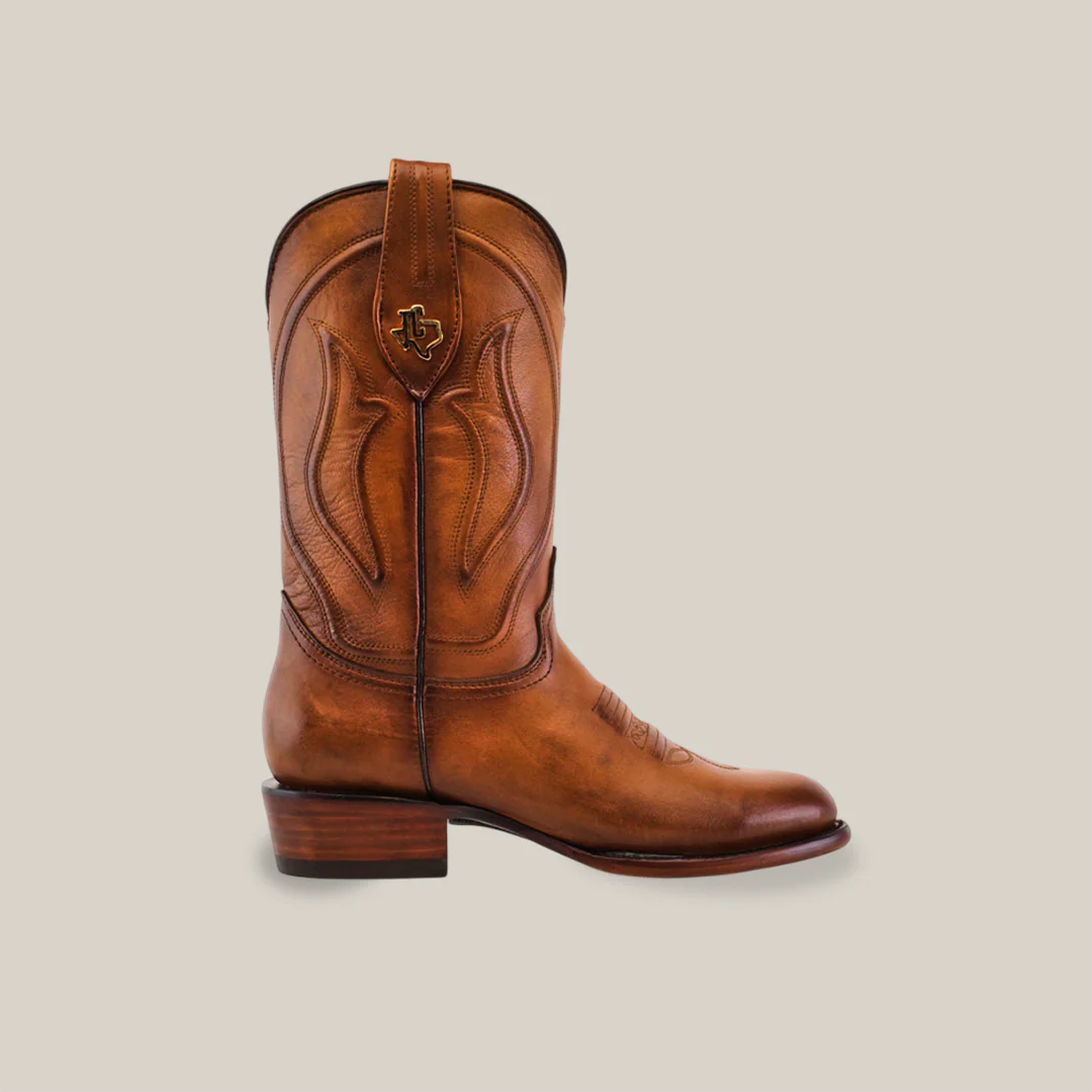 Western - Platinum - Honey - Roper Toe - Image 2